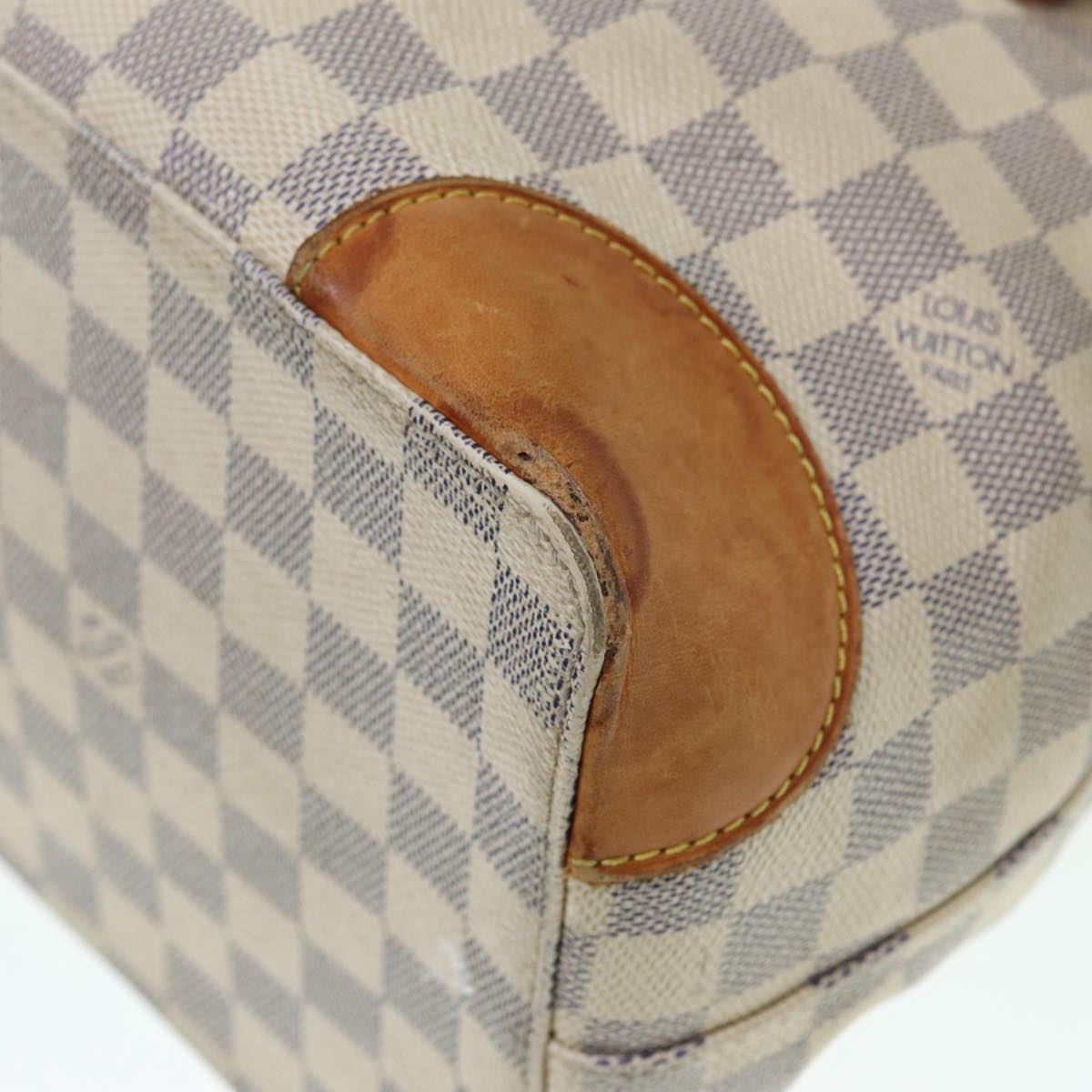 LOUIS VUITTON Damier Azur Hampstead MM Tote Bag N51206 LV bs17824