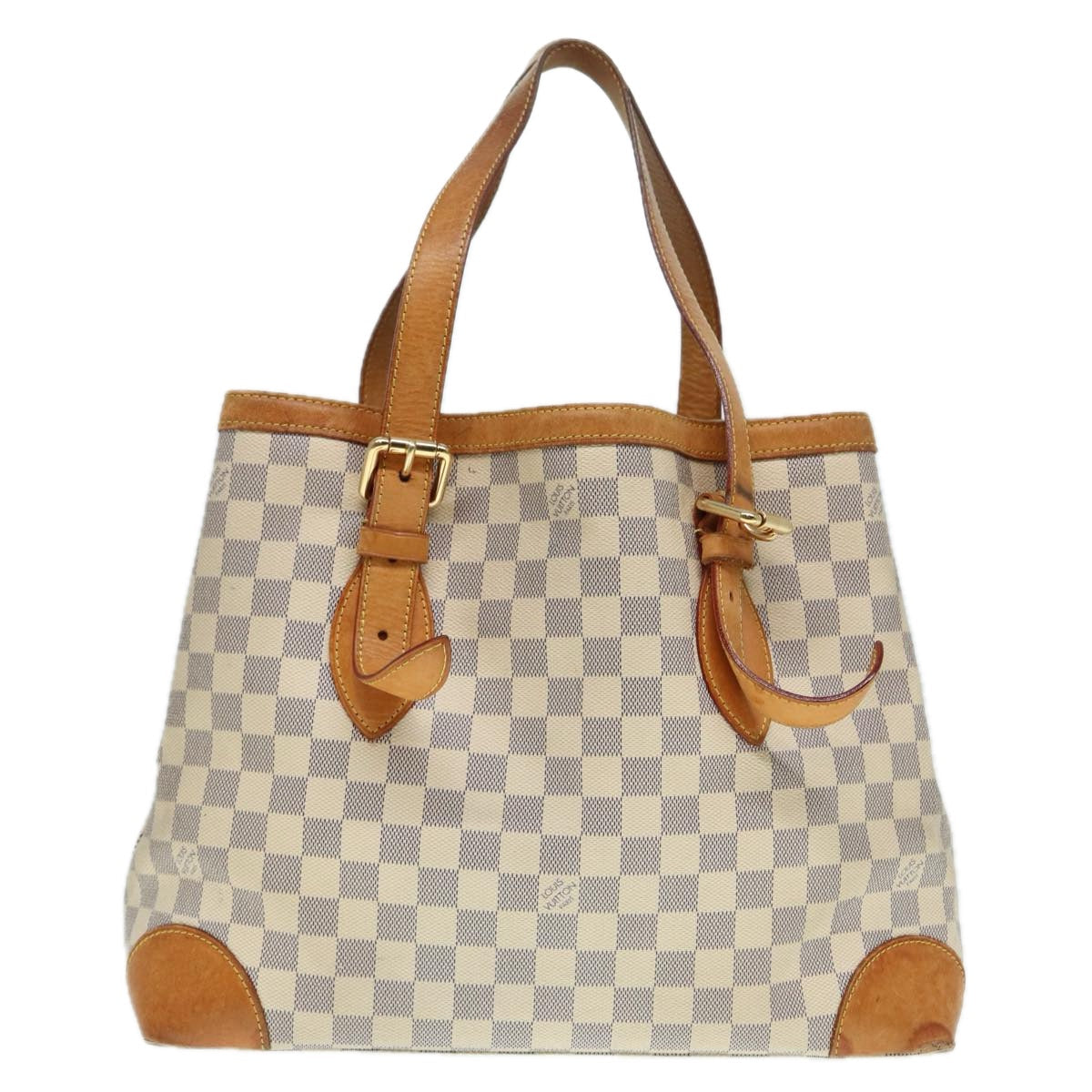 LOUIS VUITTON Damier Azur Hampstead MM Tote Bag N51206 LV bs17824