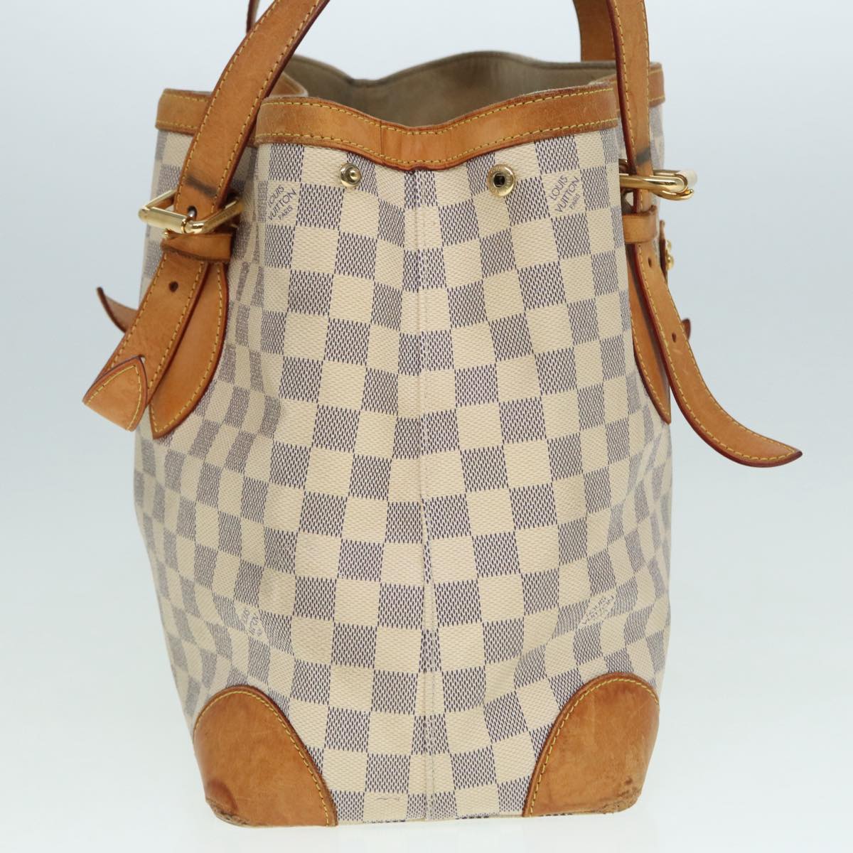 LOUIS VUITTON Damier Azur Hampstead MM Tote Bag N51206 LV bs17824
