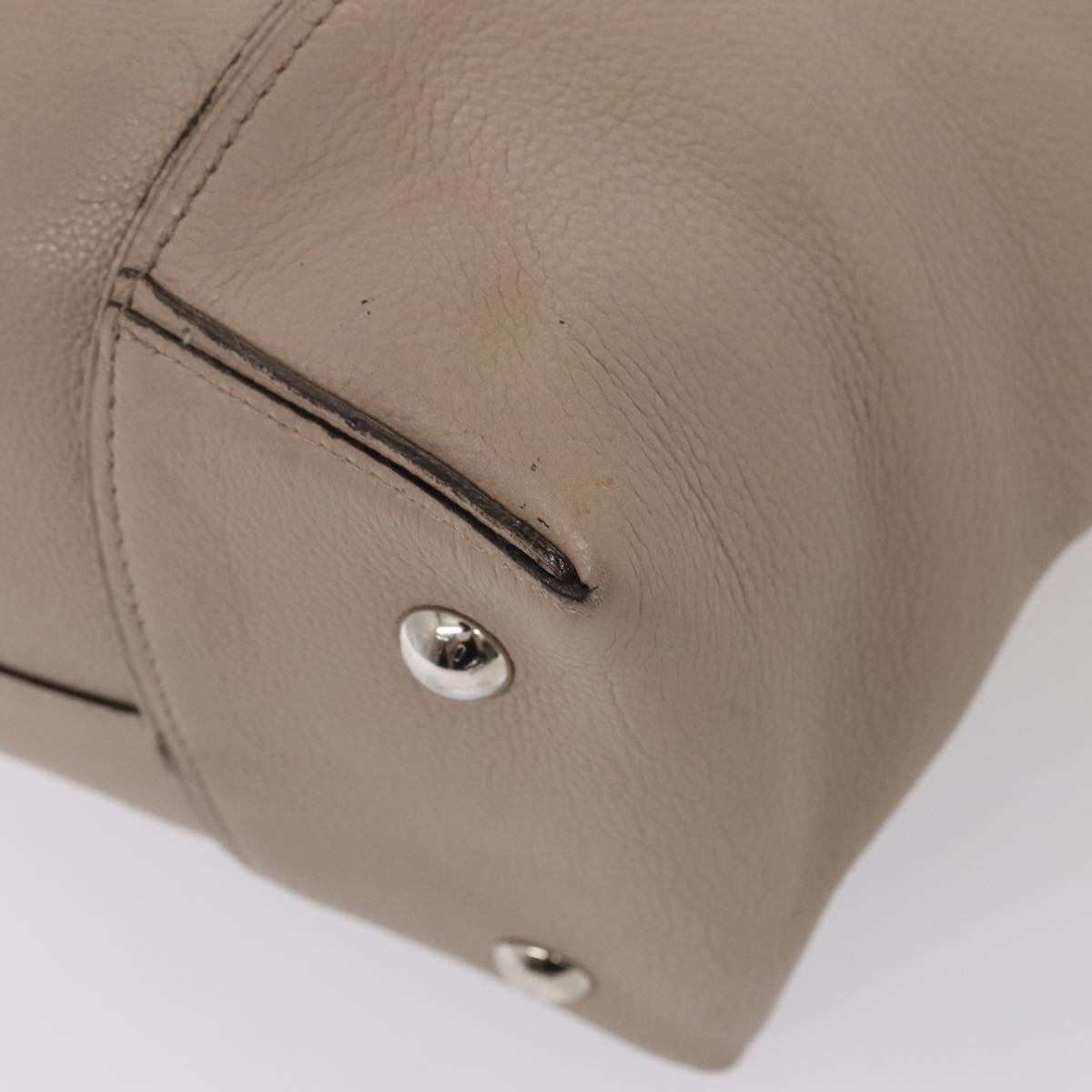 LOUIS VUITTON Parnacea Lockit MM Tote Bag Beige M94593 LV bs17840