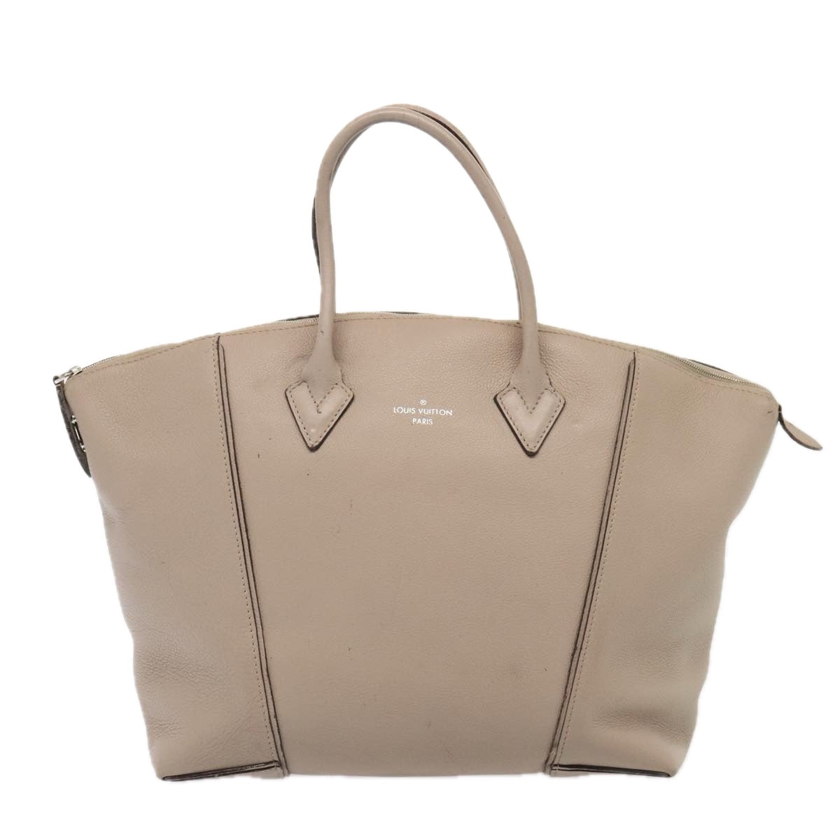 LOUIS VUITTON Parnacea Lockit MM Tote Bag Beige M94593 LV bs17840