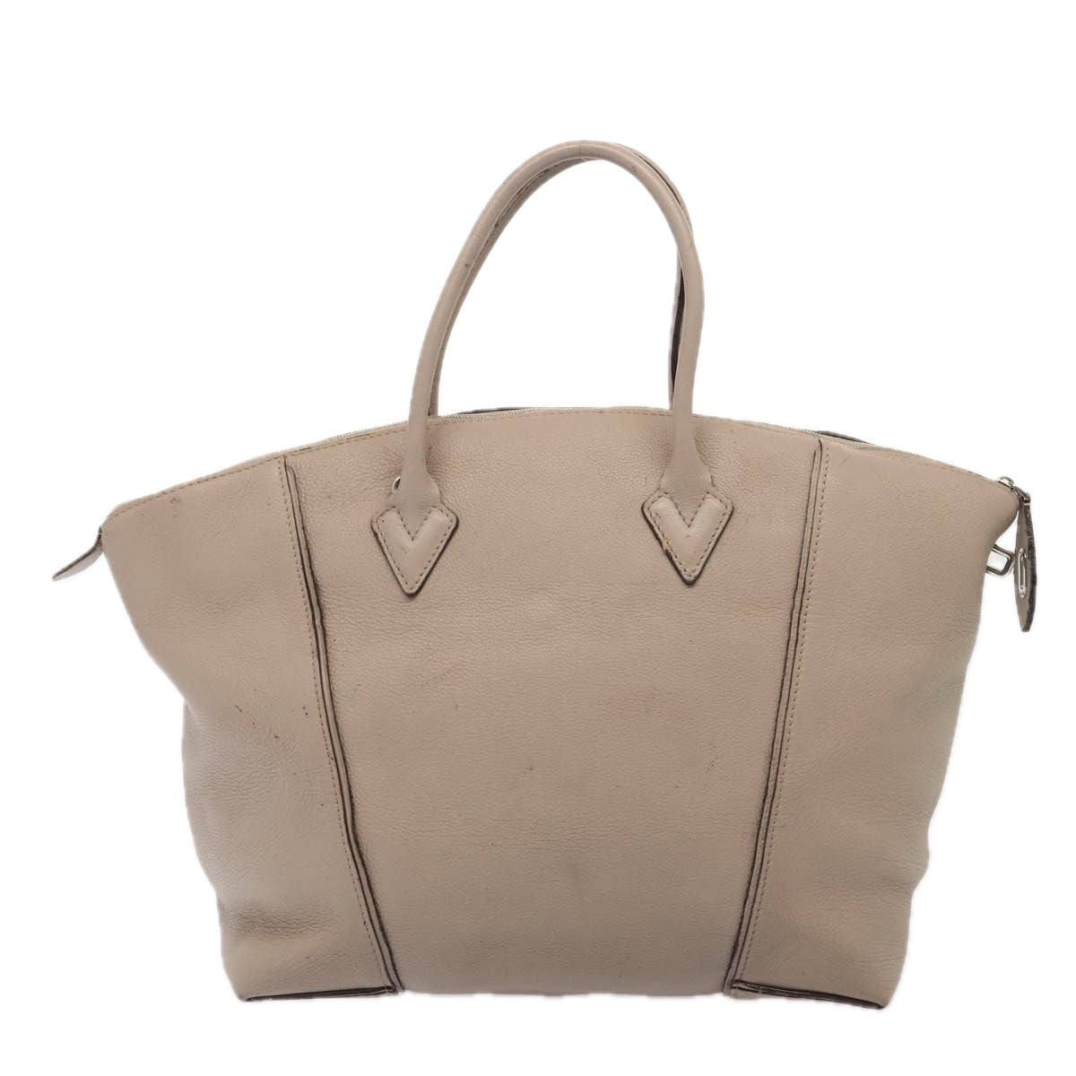 LOUIS VUITTON Parnacea Lockit MM Tote Bag Beige M94593 LV bs17840