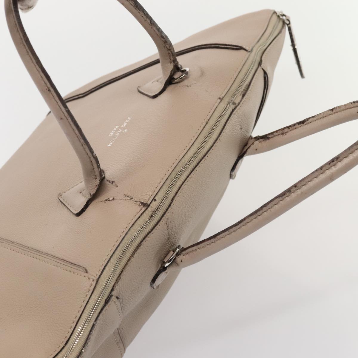 LOUIS VUITTON Parnacea Lockit MM Tote Bag Beige M94593 LV bs17840