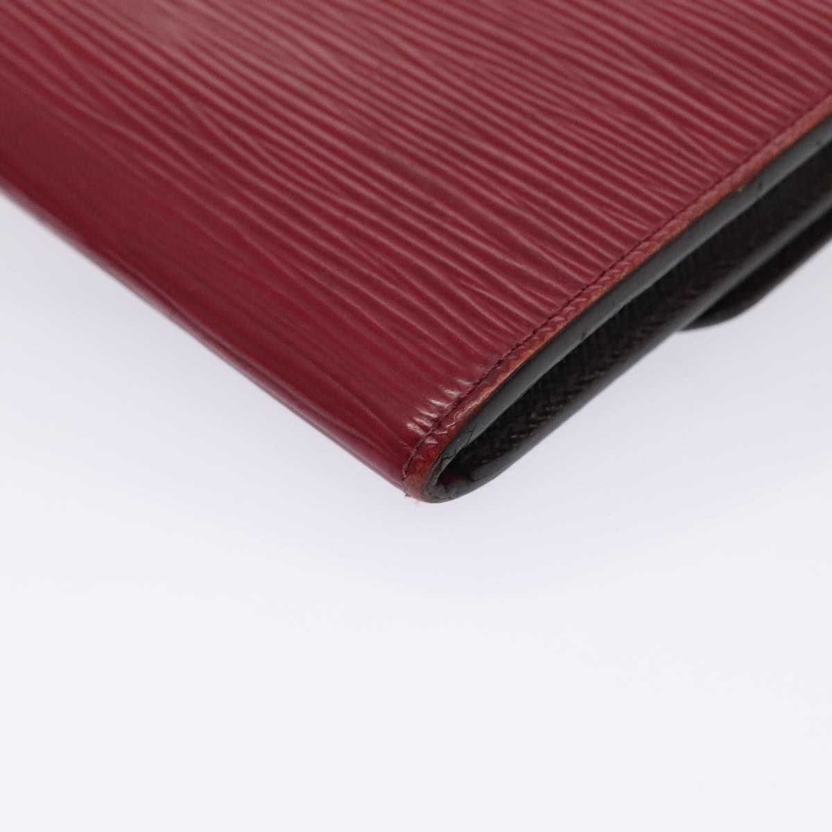 LOUIS VUITTON Epi Portefeuille Emily Long Wallet Fuchsia M60851 LV bs17841