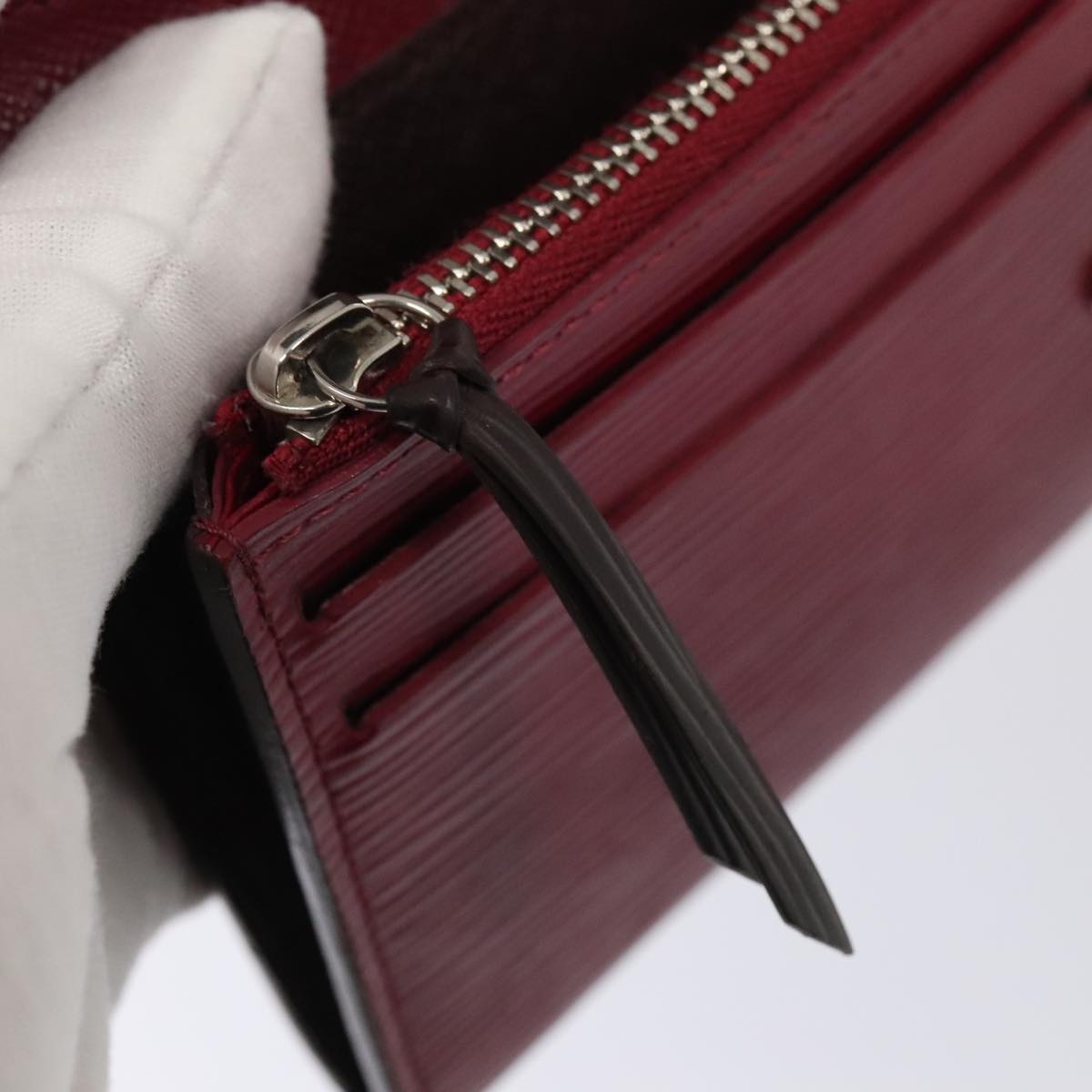 LOUIS VUITTON Epi Portefeuille Emily Long Wallet Fuchsia M60851 LV bs17841