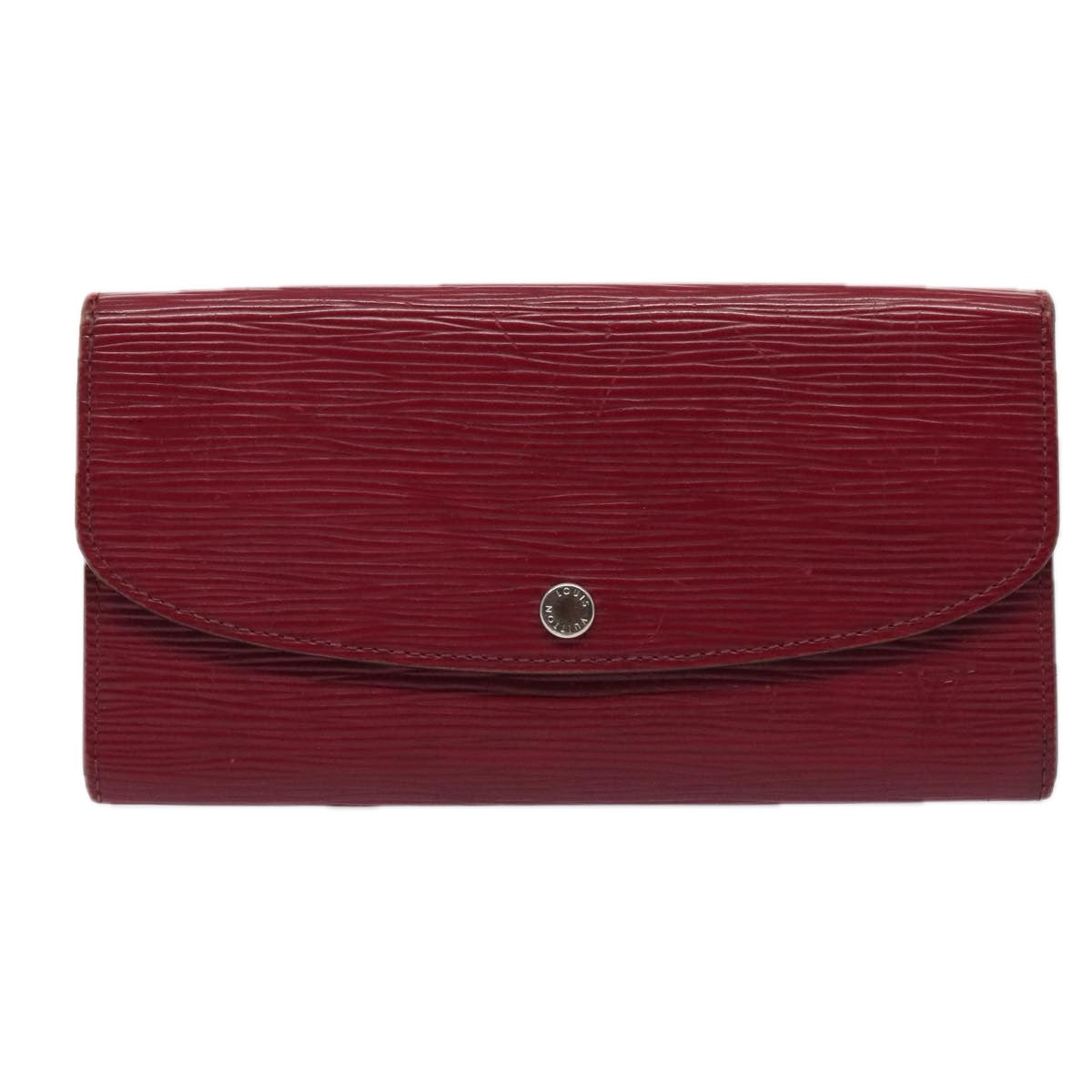LOUIS VUITTON Epi Portefeuille Emily Long Wallet Fuchsia M60851 LV bs17841