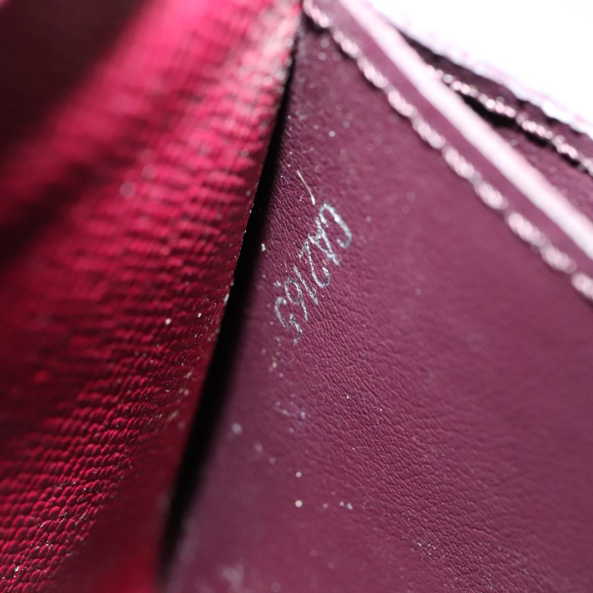 LOUIS VUITTON Epi Portefeuille Emily Long Wallet Fuchsia M60851 LV bs17841