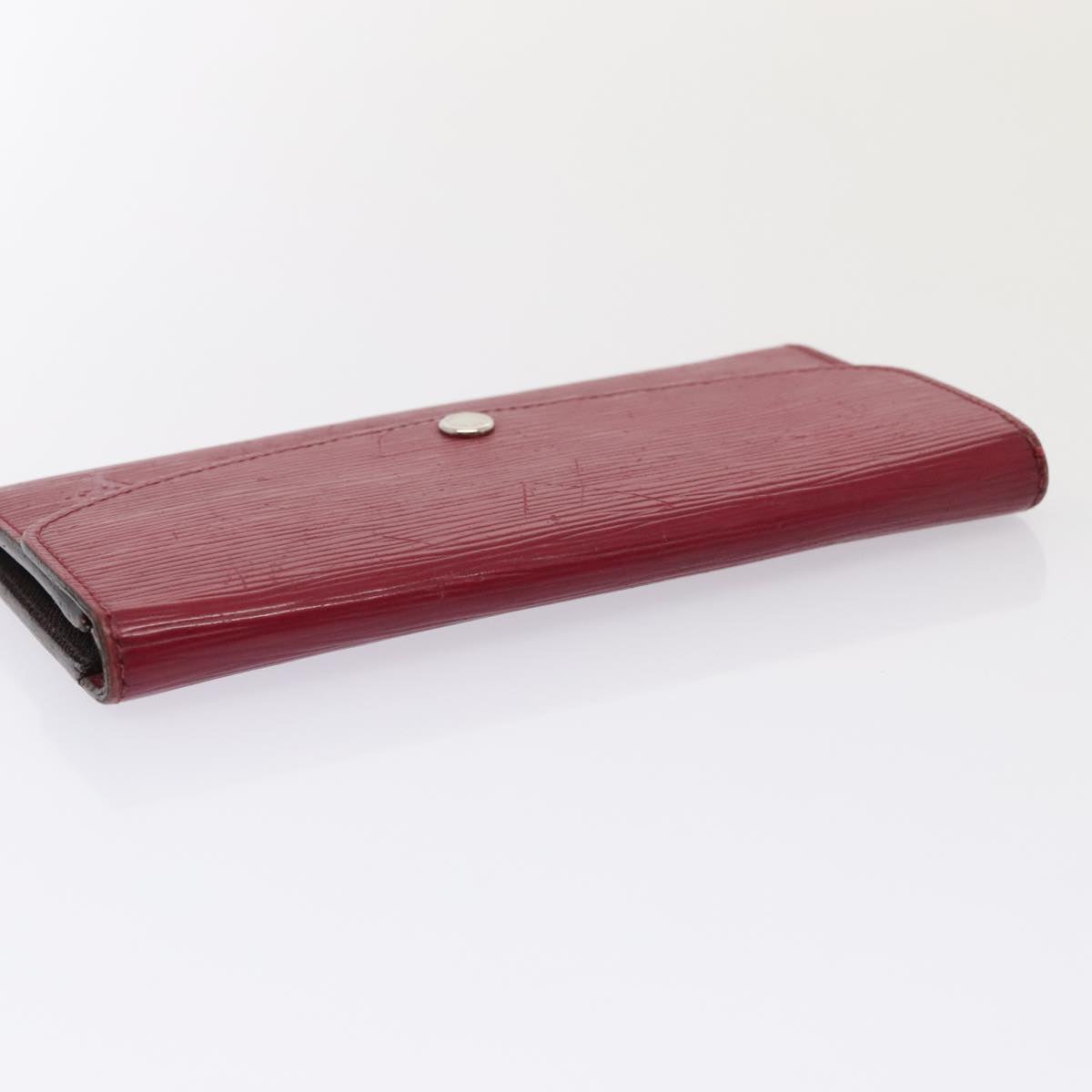 LOUIS VUITTON Epi Portefeuille Emily Long Wallet Fuchsia M60851 LV bs17841