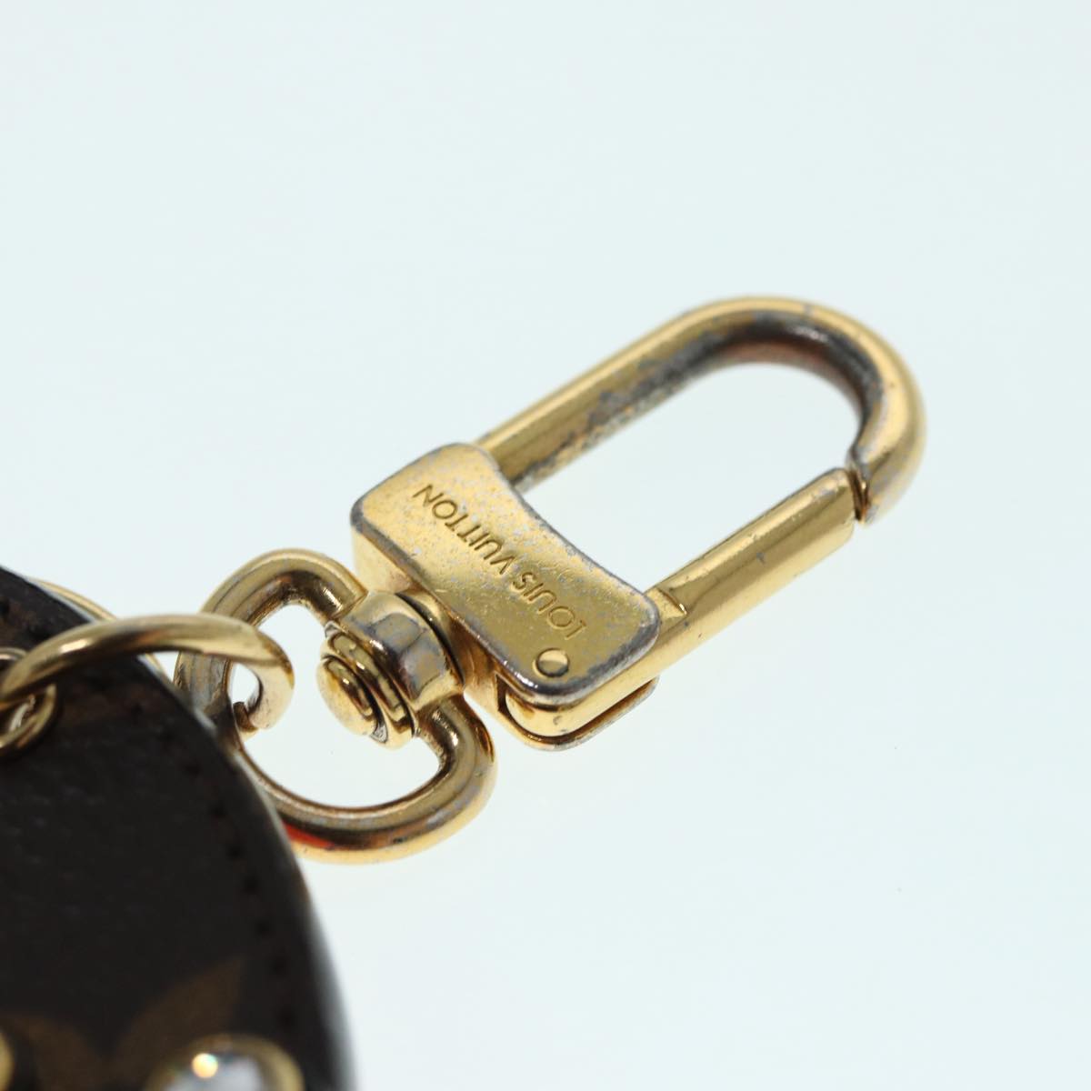 LOUIS VUITTON Monogram Porte Cles Animal Face Charm M68216 LV bs17848