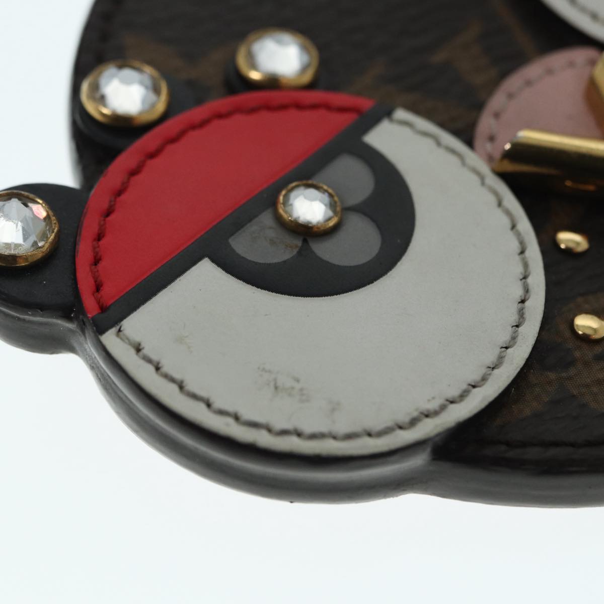 LOUIS VUITTON Monogram Porte Cles Animal Face Charm M68216 LV bs17848