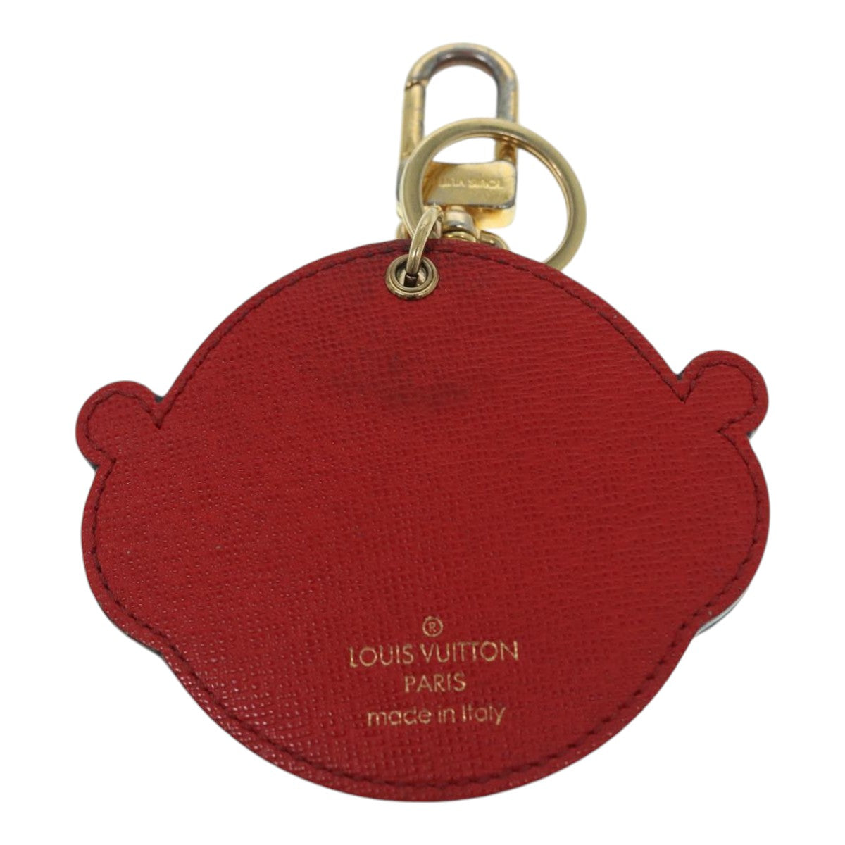 LOUIS VUITTON Monogram Porte Cles Animal Face Charm M68216 LV bs17848