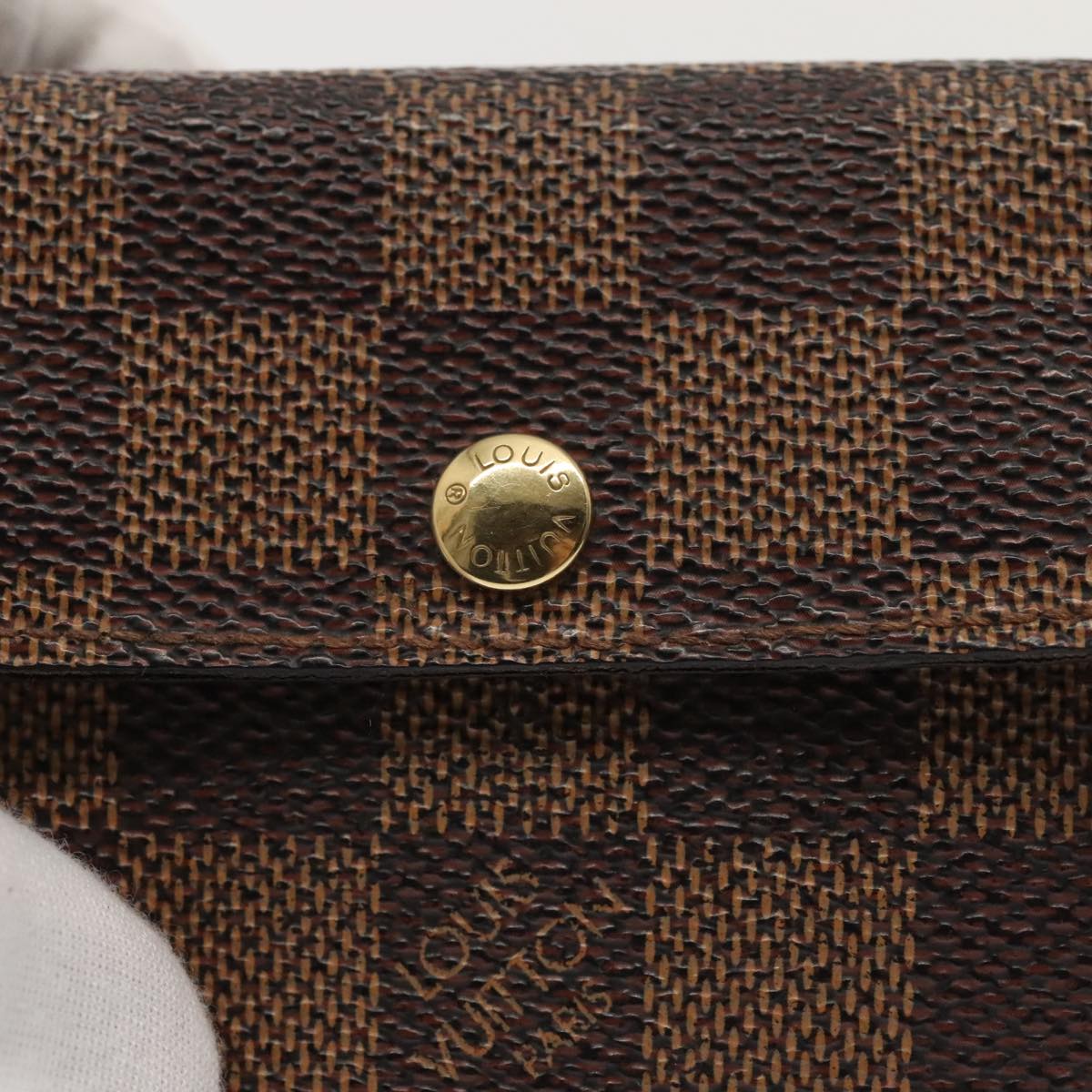 LOUIS VUITTON Damier Ebene Ludlow Coin Purse N62925 LV bs17850