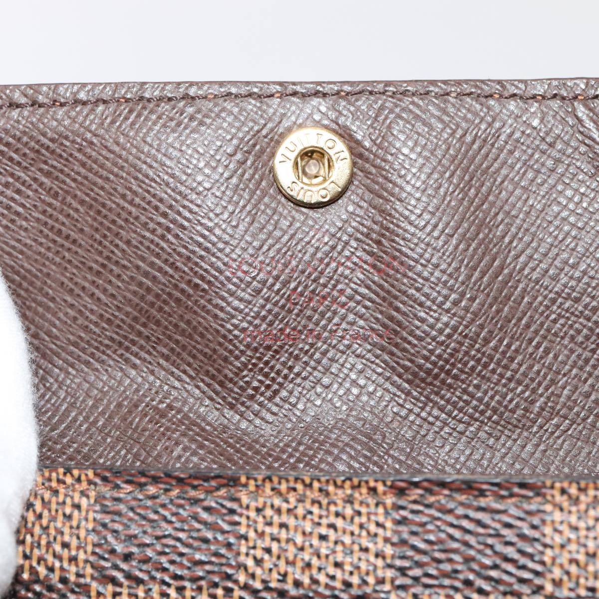LOUIS VUITTON Damier Ebene Ludlow Coin Purse N62925 LV bs17850