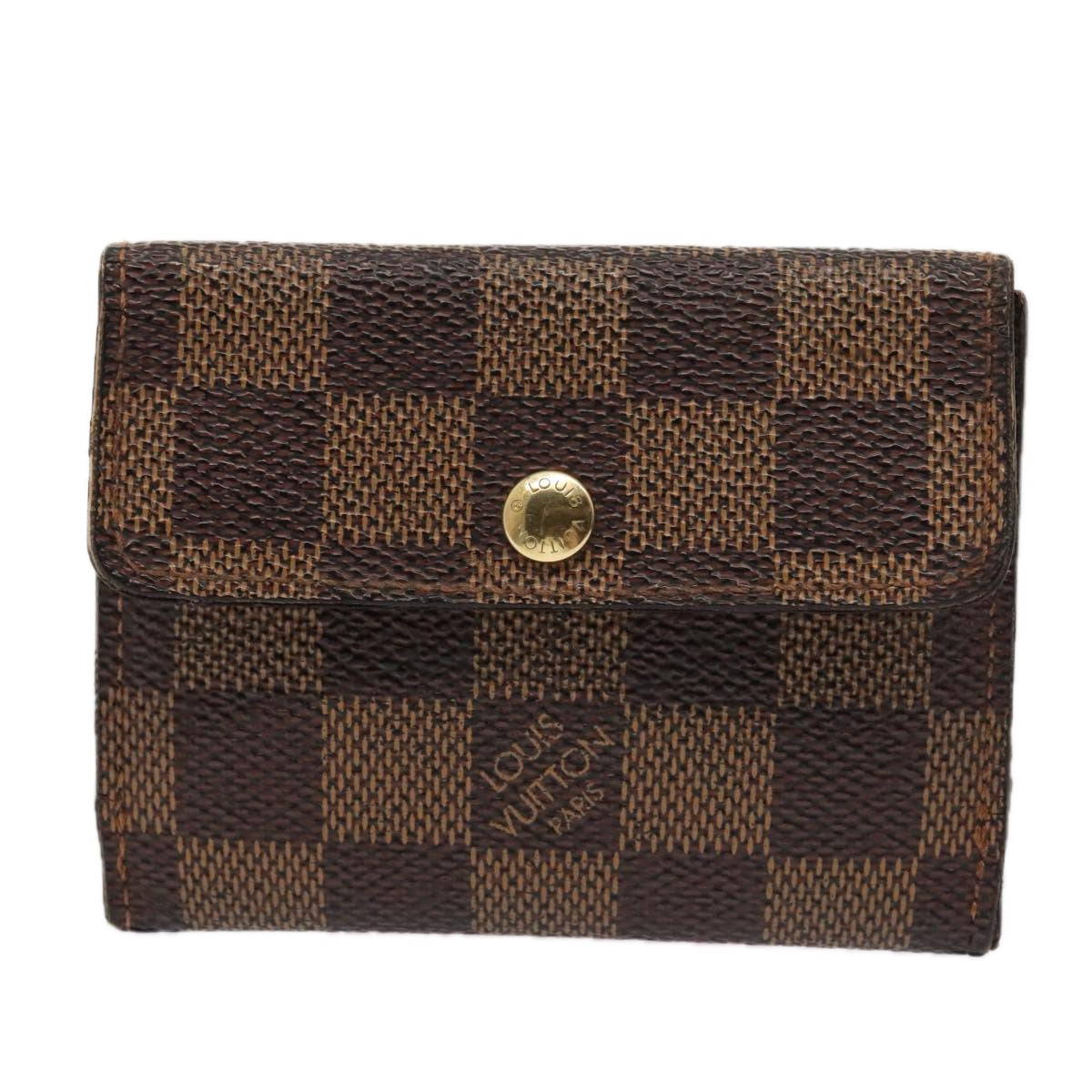 LOUIS VUITTON Damier Ebene Ludlow Coin Purse N62925 LV bs17850