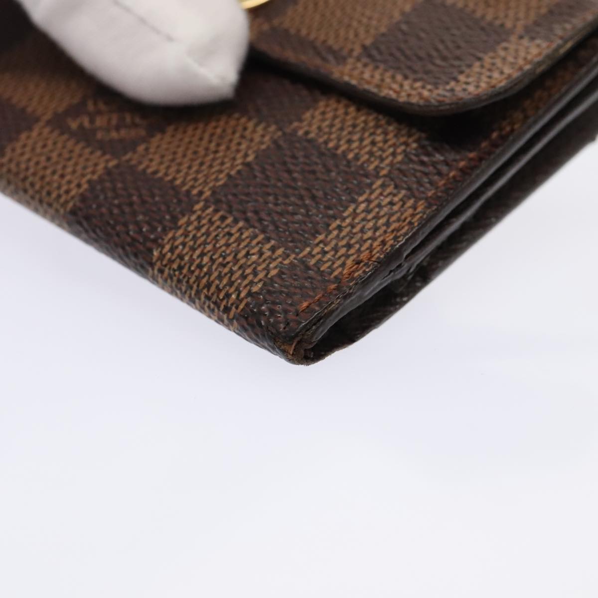 LOUIS VUITTON Damier Ebene Ludlow Coin Purse N62925 LV bs17850