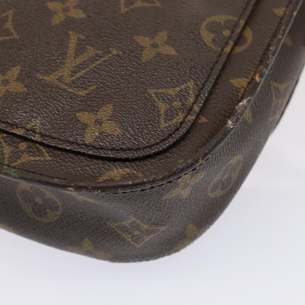 LOUIS VUITTON Monogram Saint Cloud MM Shoulder Bag M51243 LV bs17852