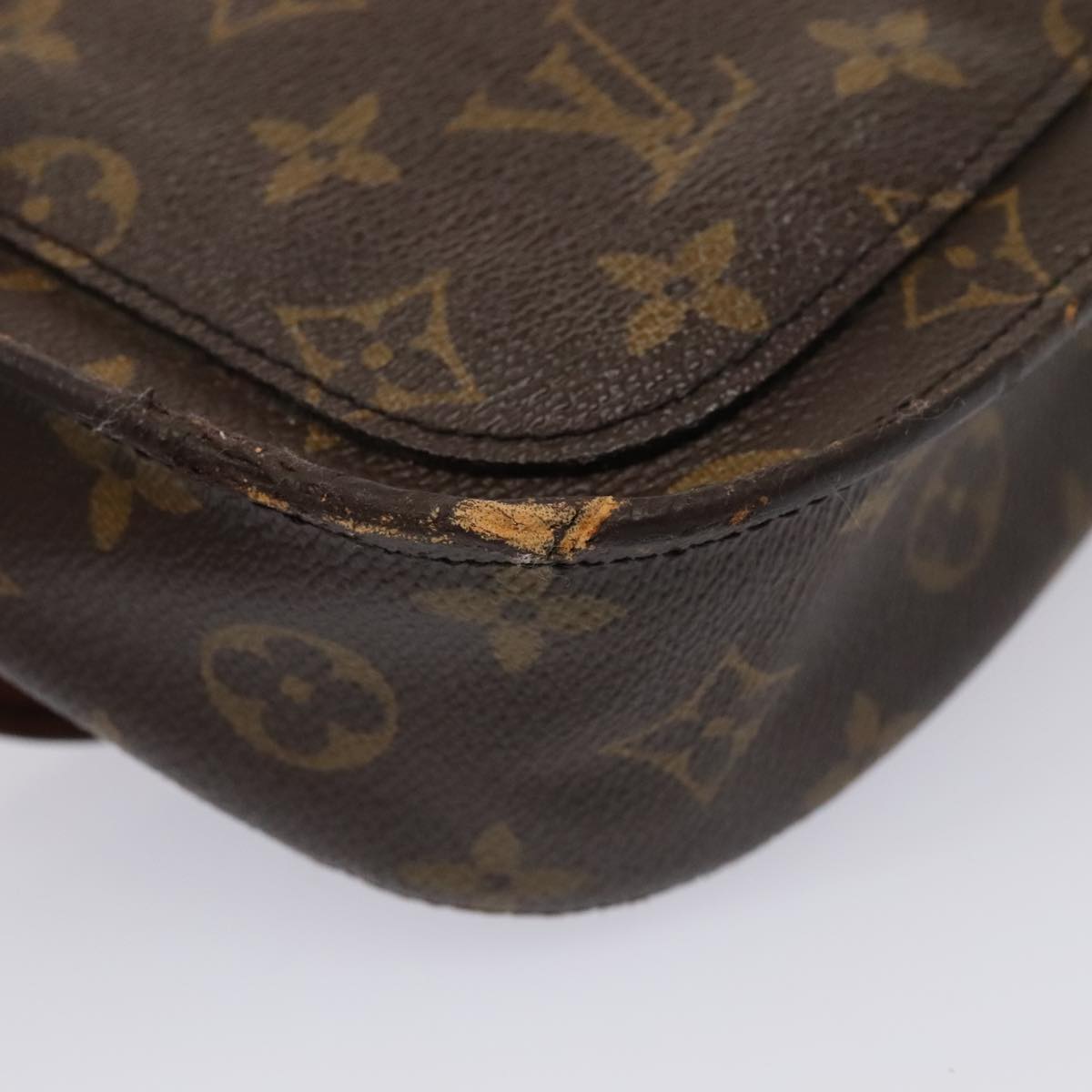 LOUIS VUITTON Monogram Saint Cloud MM Shoulder Bag M51243 LV bs17852