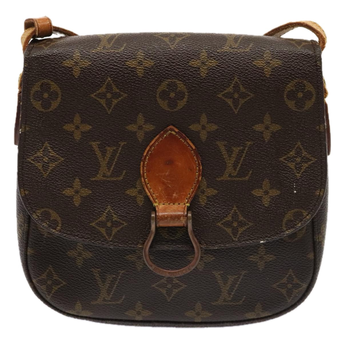 LOUIS VUITTON Monogram Saint Cloud MM Shoulder Bag M51243 LV bs17852