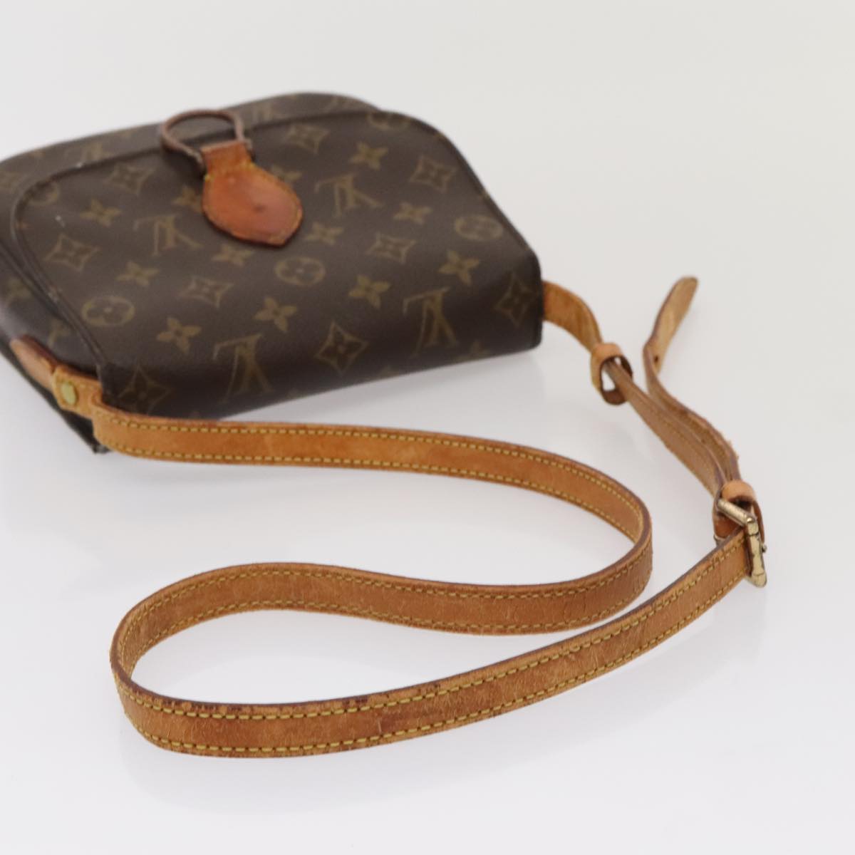 LOUIS VUITTON Monogram Saint Cloud MM Shoulder Bag M51243 LV bs17852