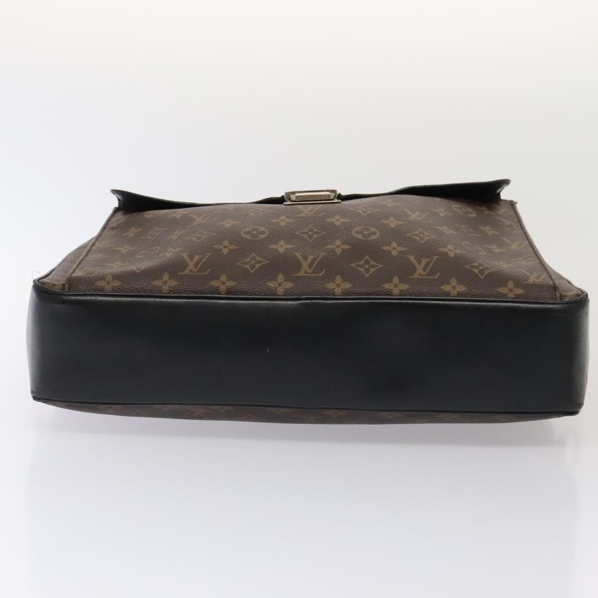 LOUIS VUITTON Monogram Macassar Soft briefcase Bag 2way M56719 LV bs17853