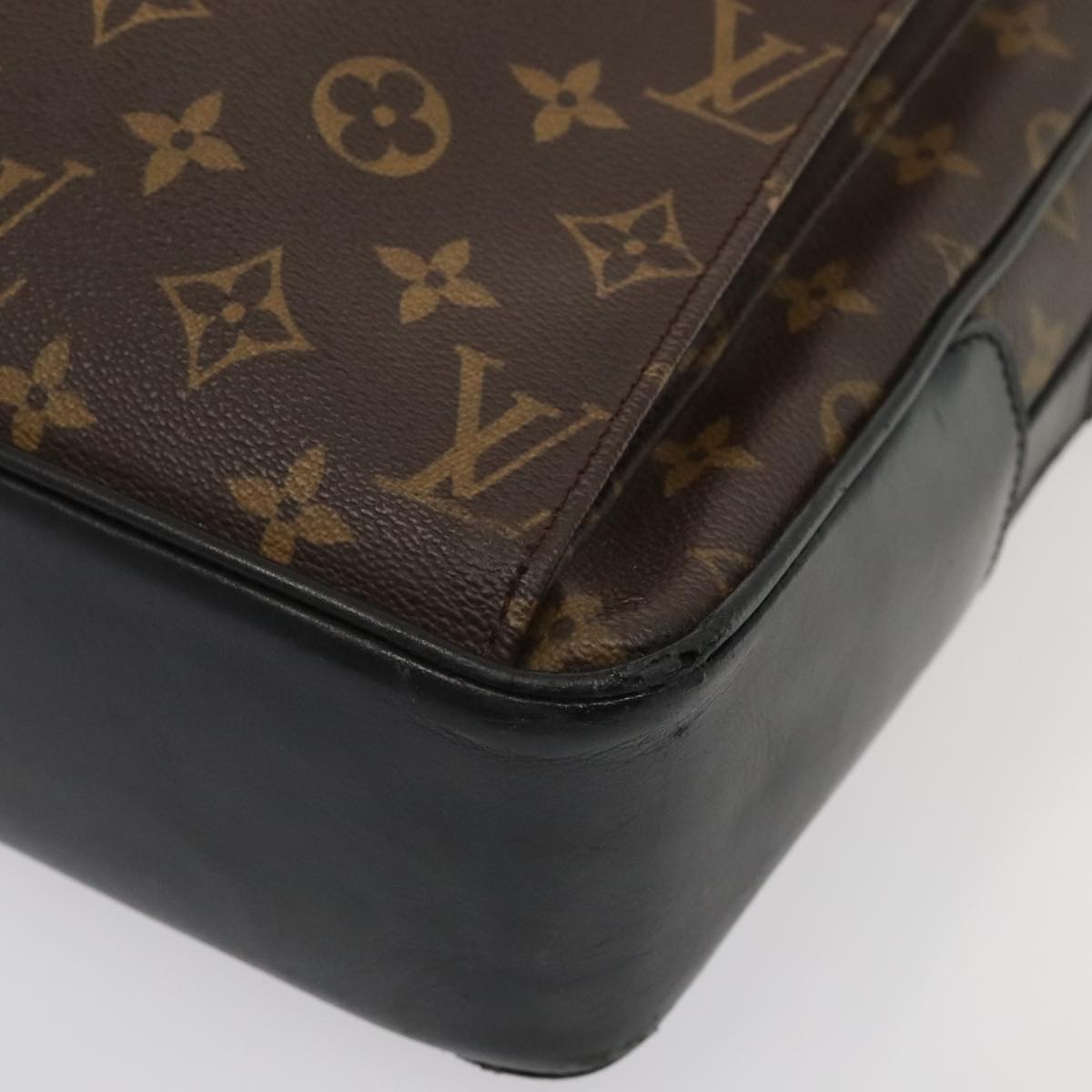 LOUIS VUITTON Monogram Macassar Soft briefcase Bag 2way M56719 LV bs17853