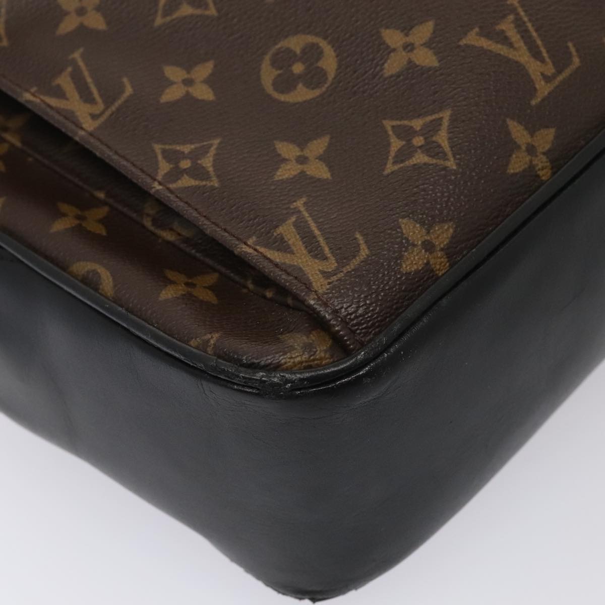 LOUIS VUITTON Monogram Macassar Soft briefcase Bag 2way M56719 LV bs17853