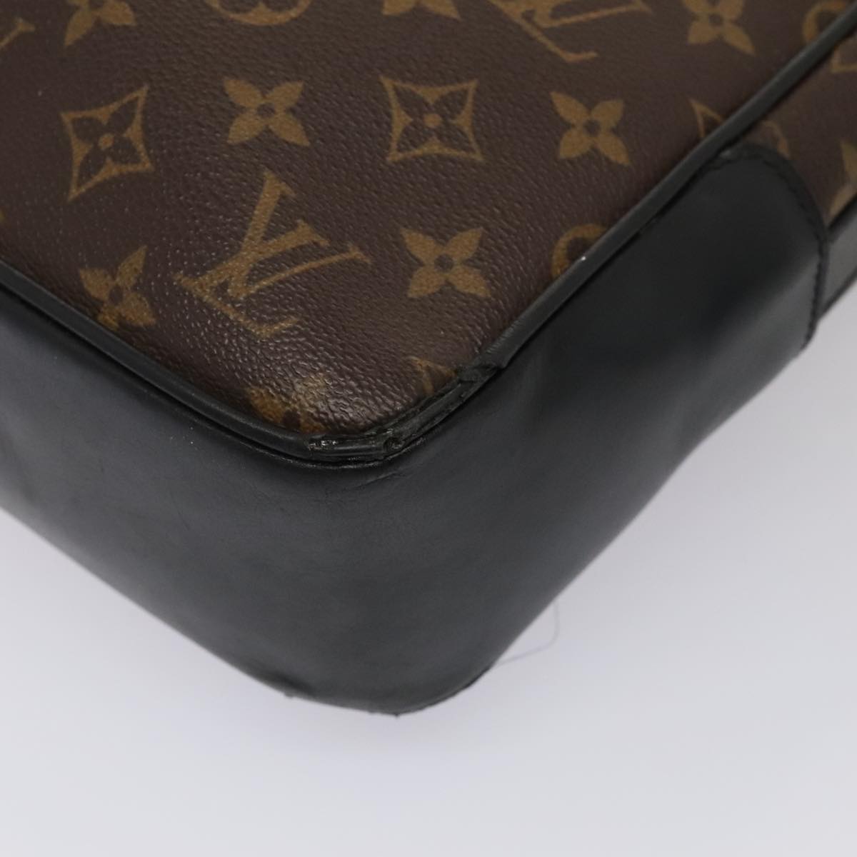 LOUIS VUITTON Monogram Macassar Soft briefcase Bag 2way M56719 LV bs17853