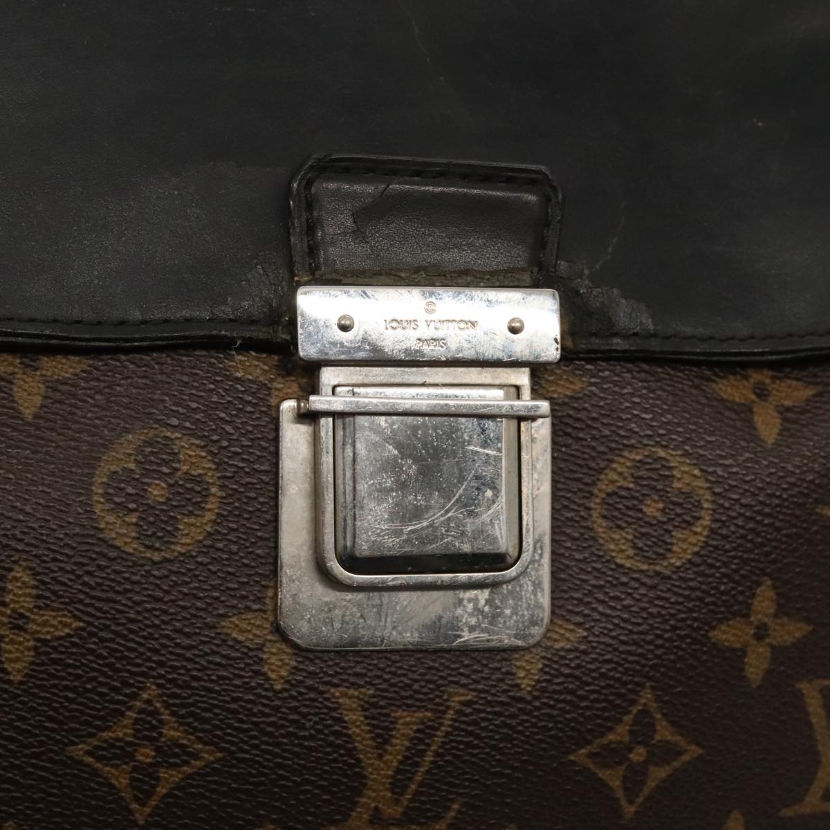 LOUIS VUITTON Monogram Macassar Soft briefcase Bag 2way M56719 LV bs17853