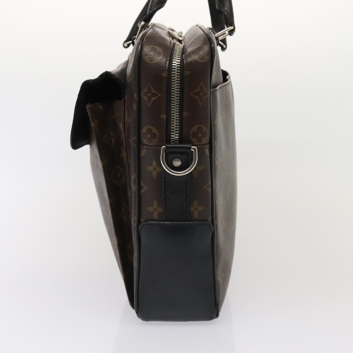 LOUIS VUITTON Monogram Macassar Soft briefcase Bag 2way M56719 LV bs17853