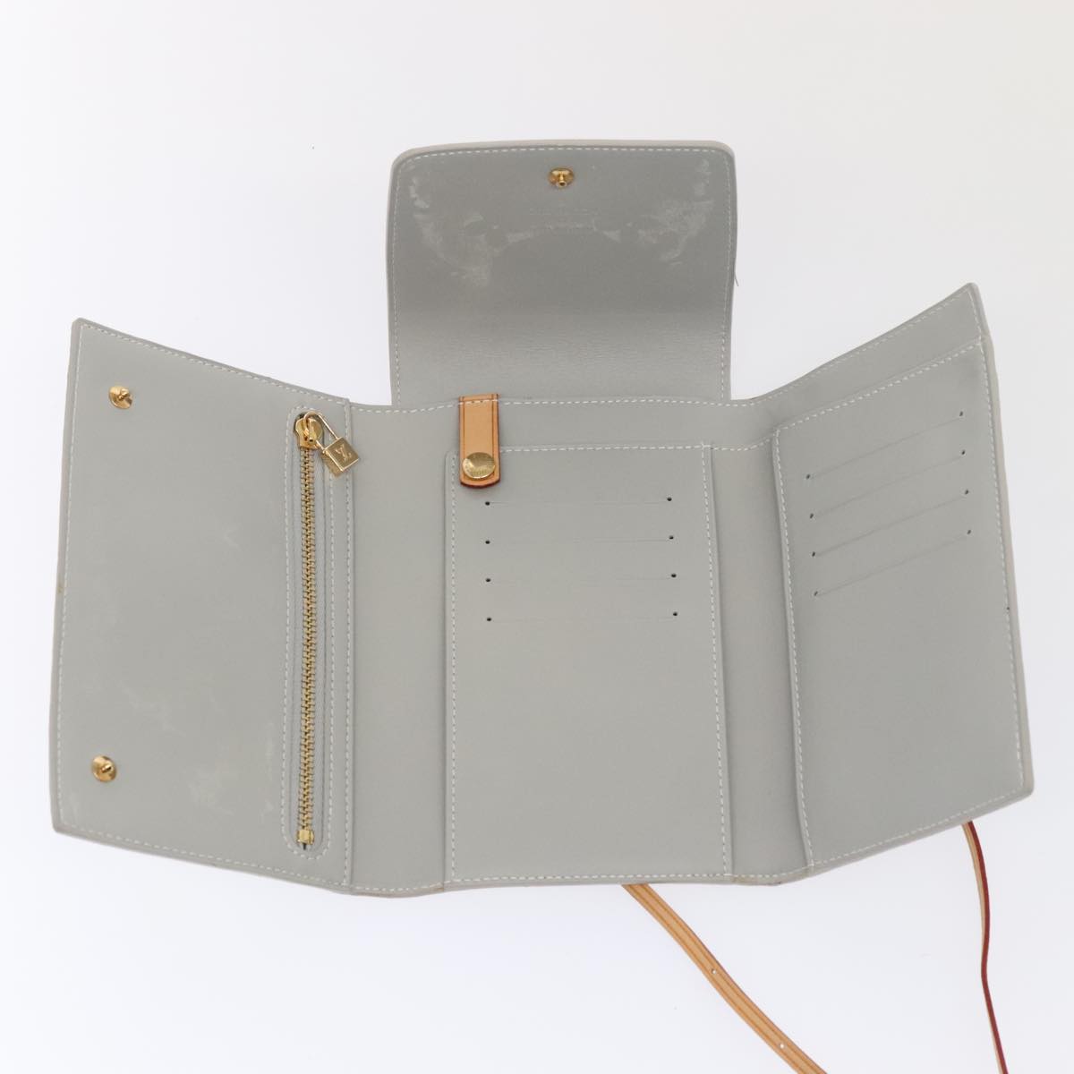 LOUIS VUITTON Monogram Vernis Walker Gris M91031 LV bs17864