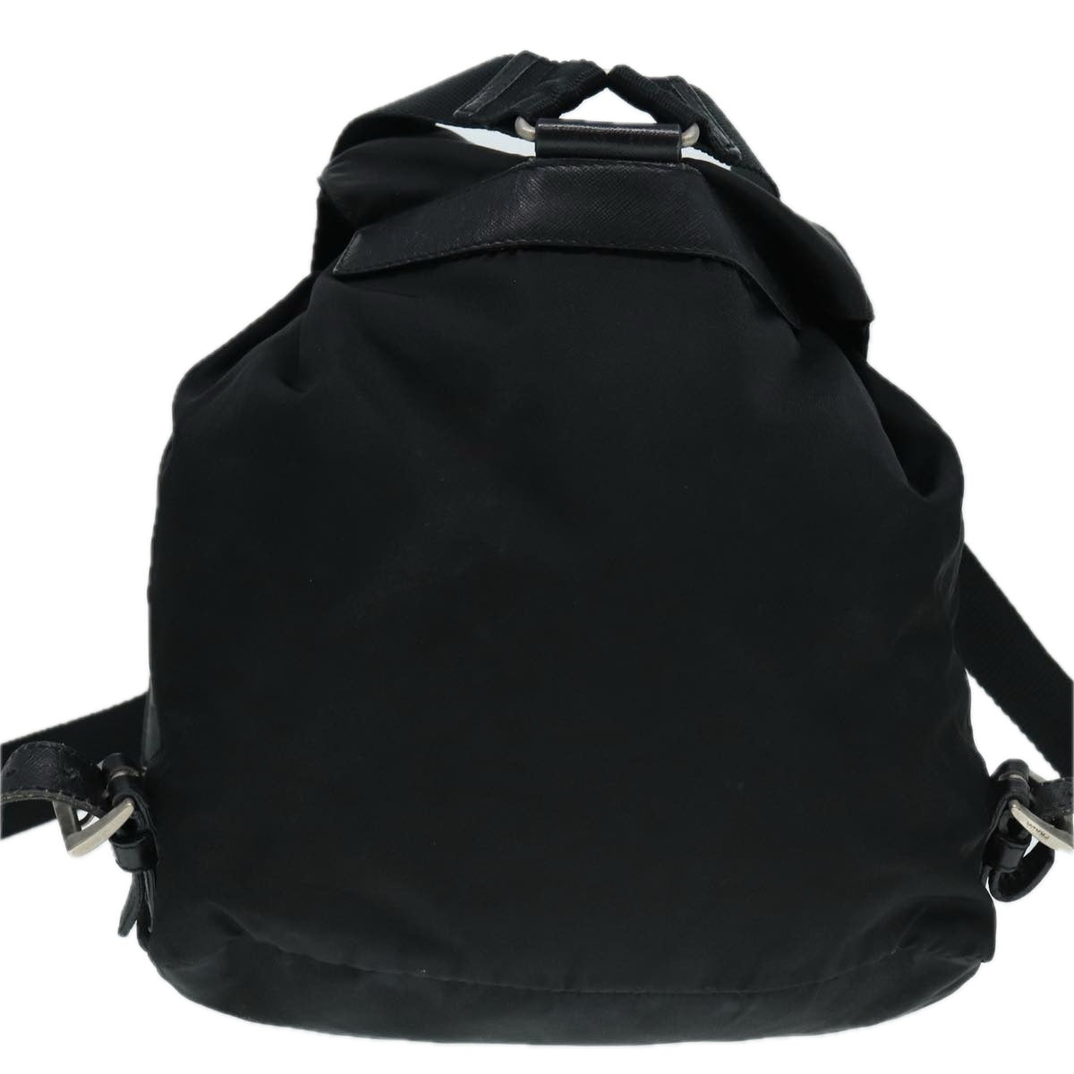 Luxury Prada Backpack Nylon Black Silver  bs17868
