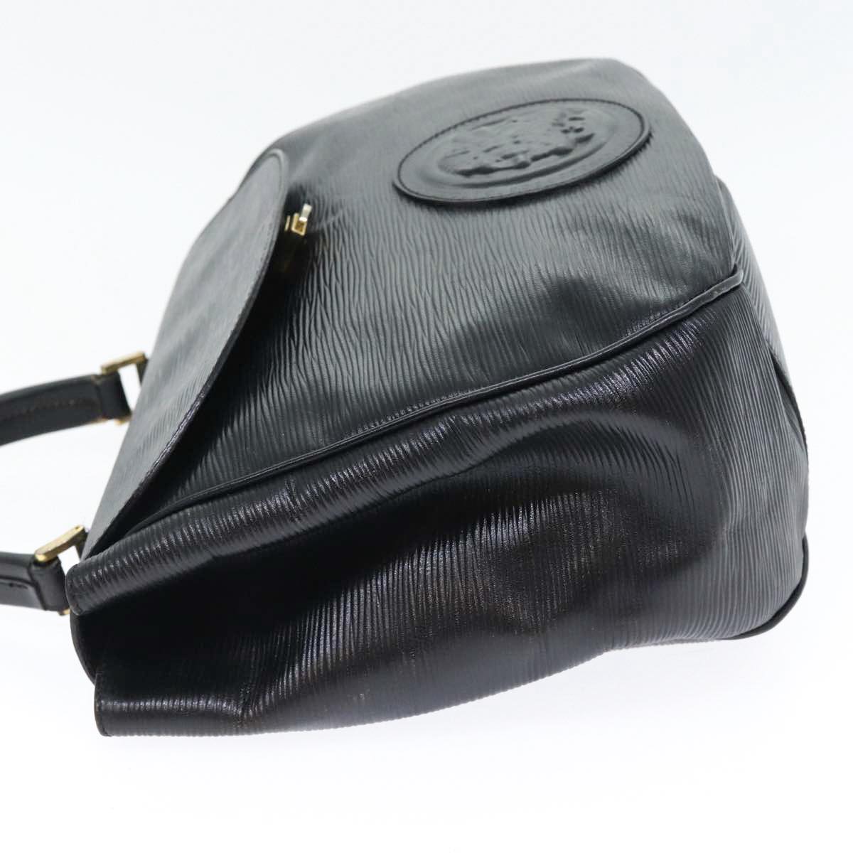 Luxury Fendi Hand Bag Leather Black Goldbs17873
