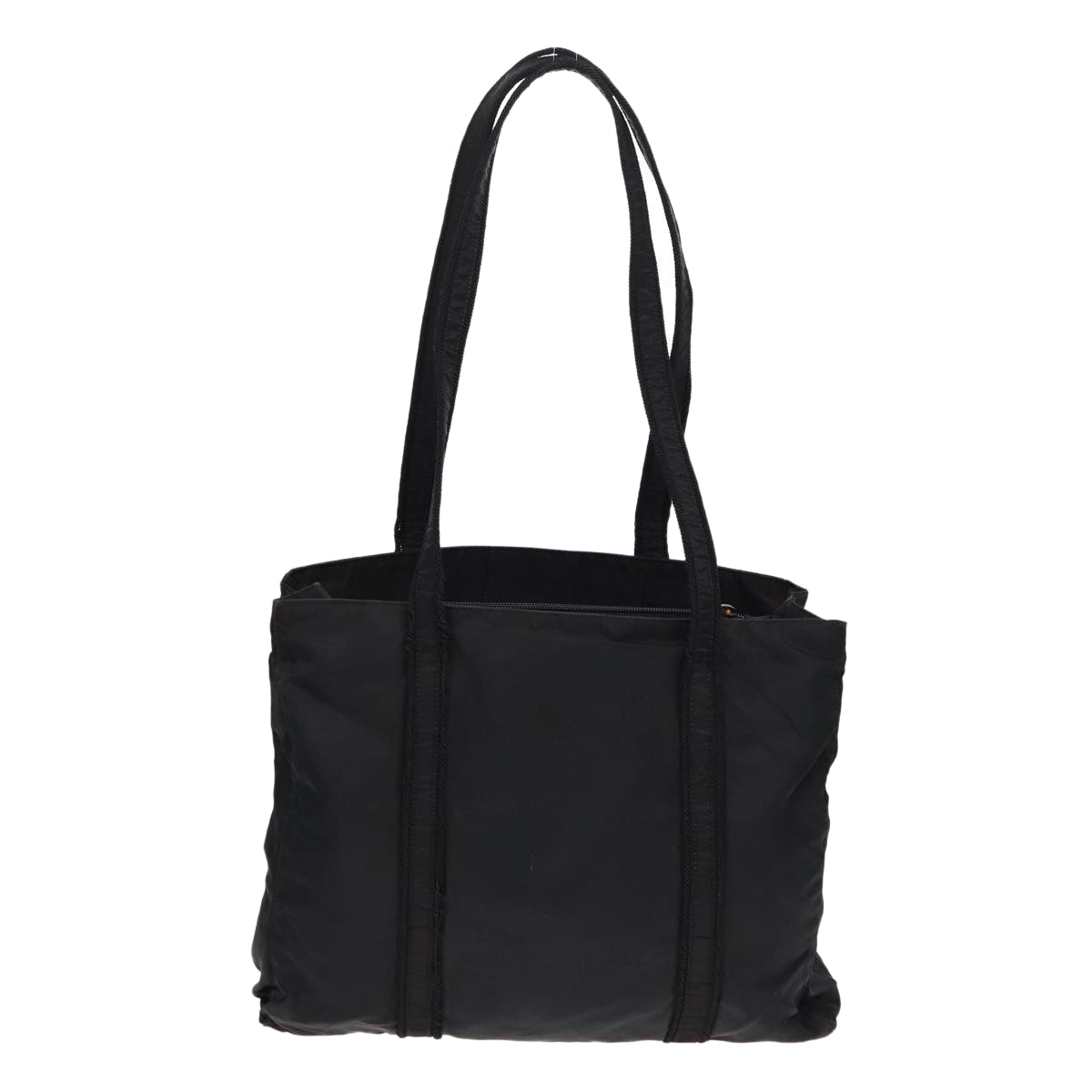 Luxury Prada Tote Bag Nylon Silver Black  bs17886