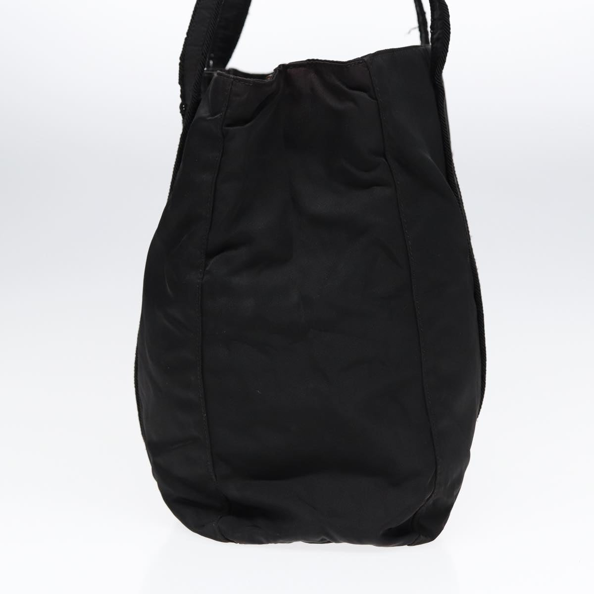 Luxury Prada Tote Bag Nylon Silver Black  bs17886