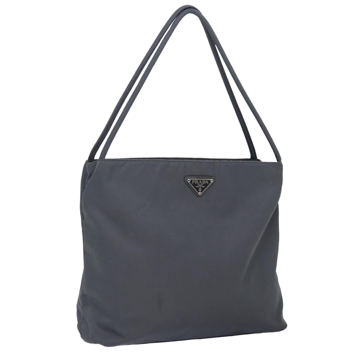 Luxury Prada Tote Bag Nylon Gray Silver  bs17910