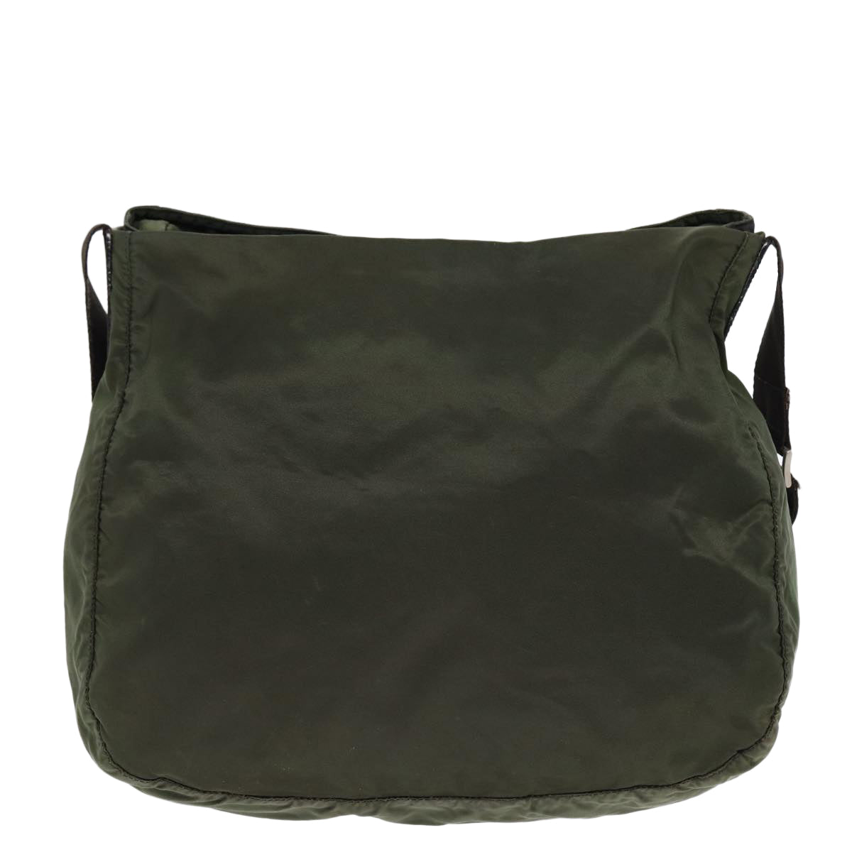 Luxury Prada Shoulder Bag Nylon Green Silver  bs17911
