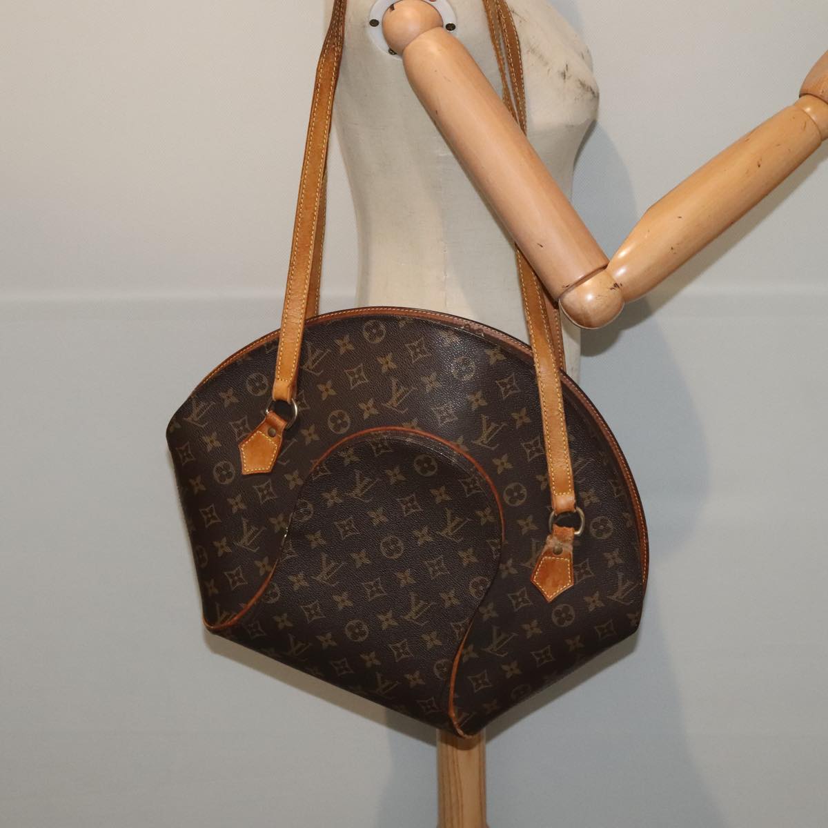 LOUIS VUITTON Monogram Ellipse Shopping Shoulder Bag M51128 LV bs17915