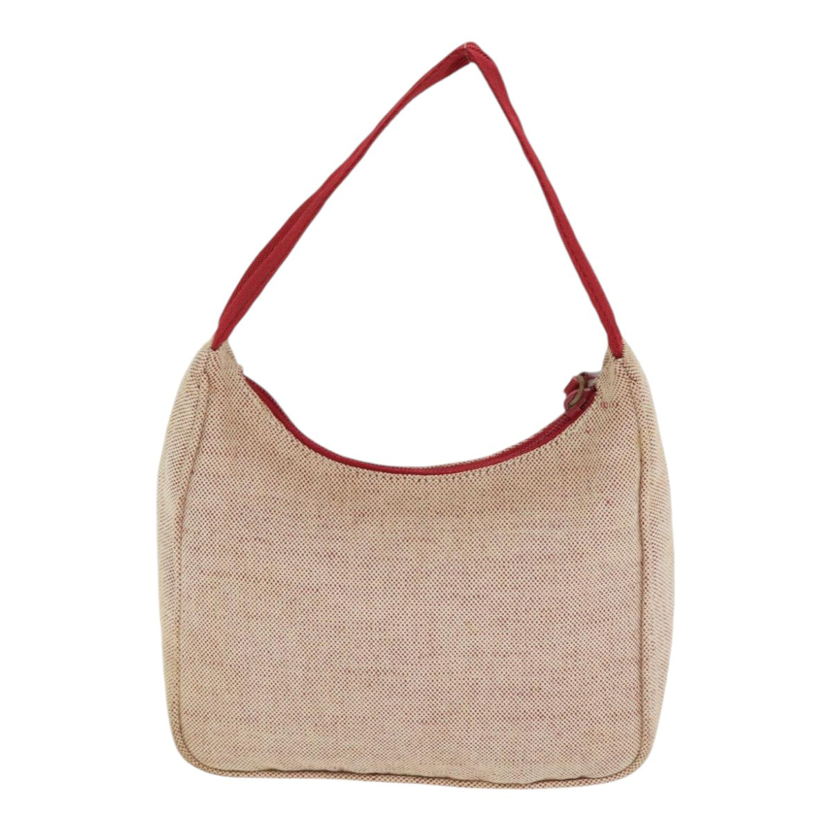 Luxury Prada Sports Hand Bag Canvas Red Beige  bs17921