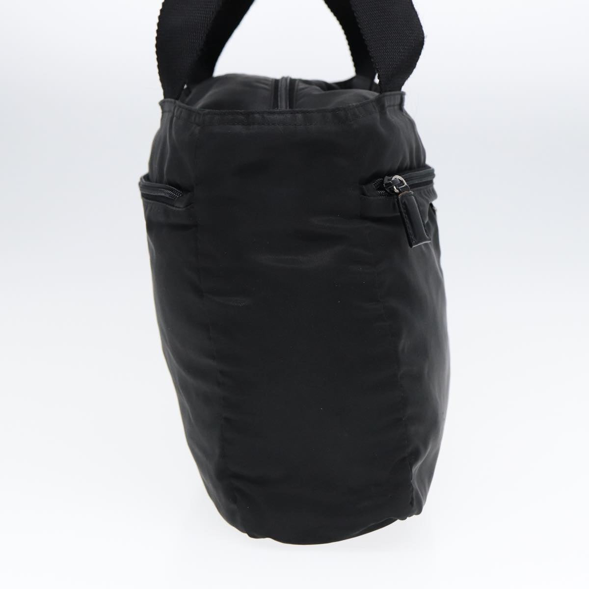 Luxury Prada Tote Bag Nylon Black Silver  bs17948
