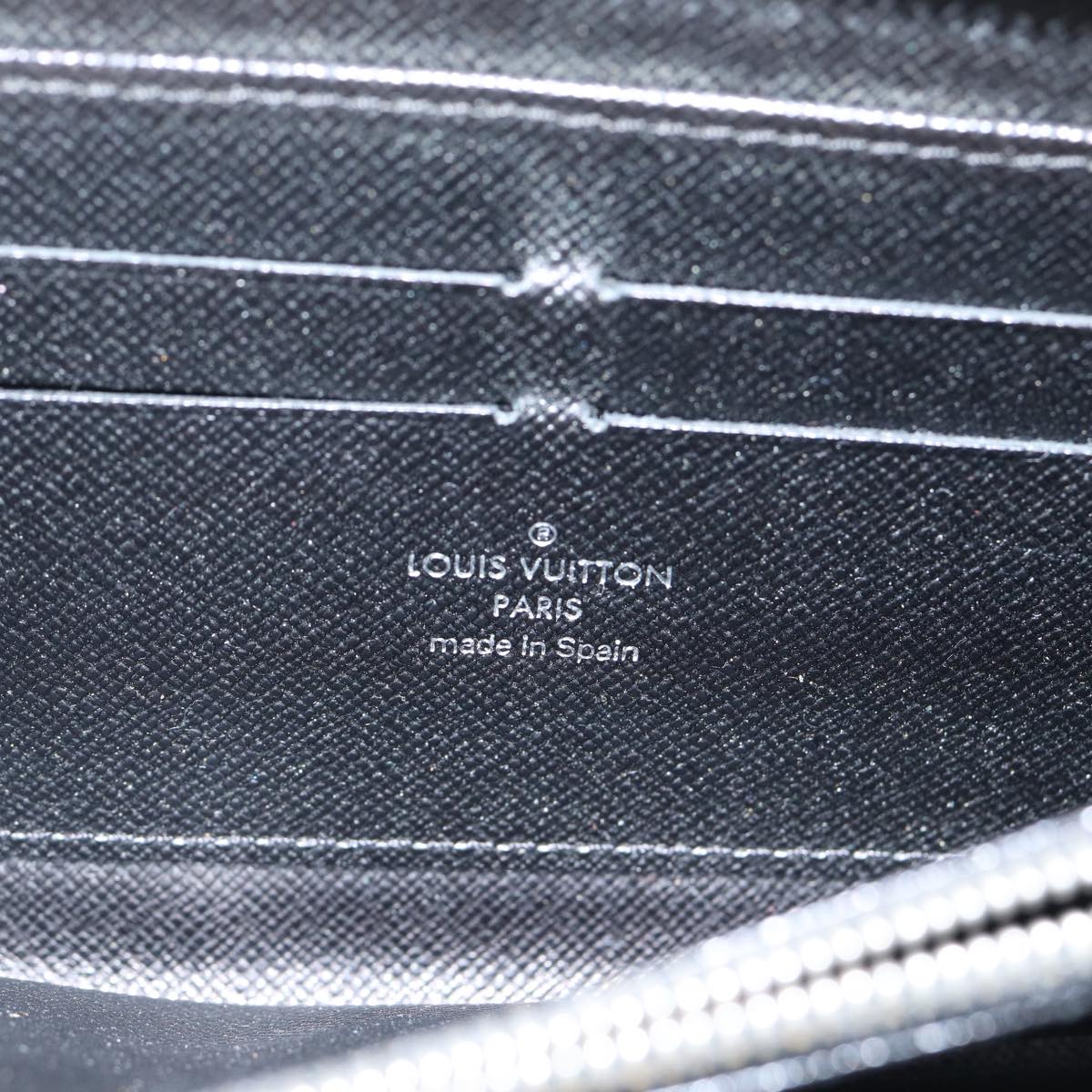 LOUIS VUITTON Epi Zippy Wallet Long Wallet Black M64838 LV bs17961