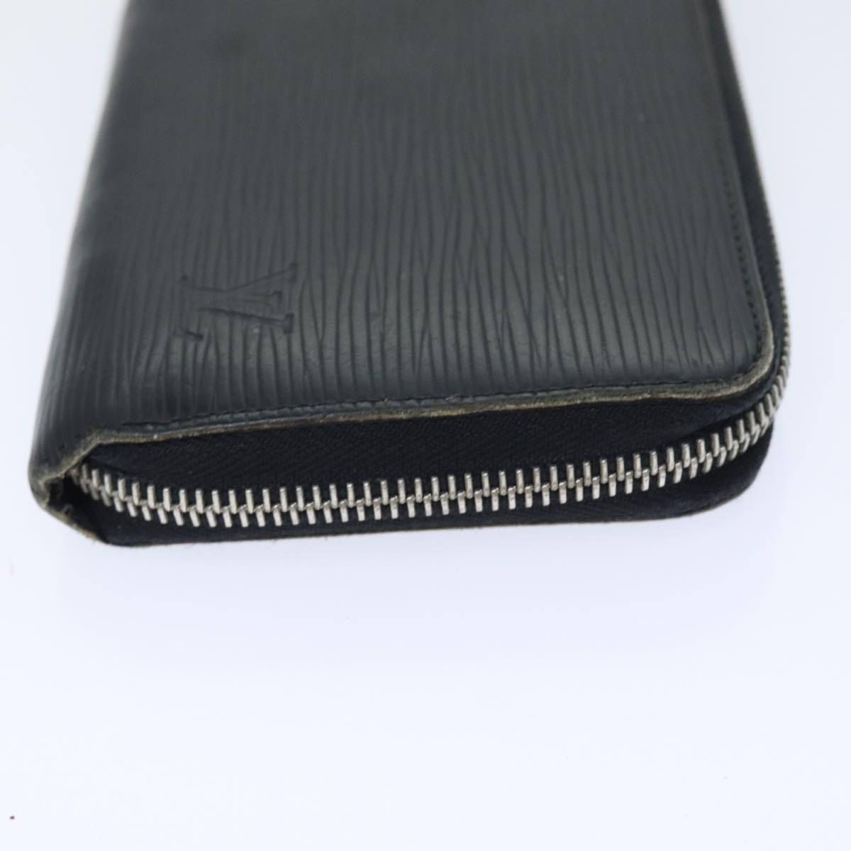 LOUIS VUITTON Epi Zippy Wallet Long Wallet Black M64838 LV bs17961