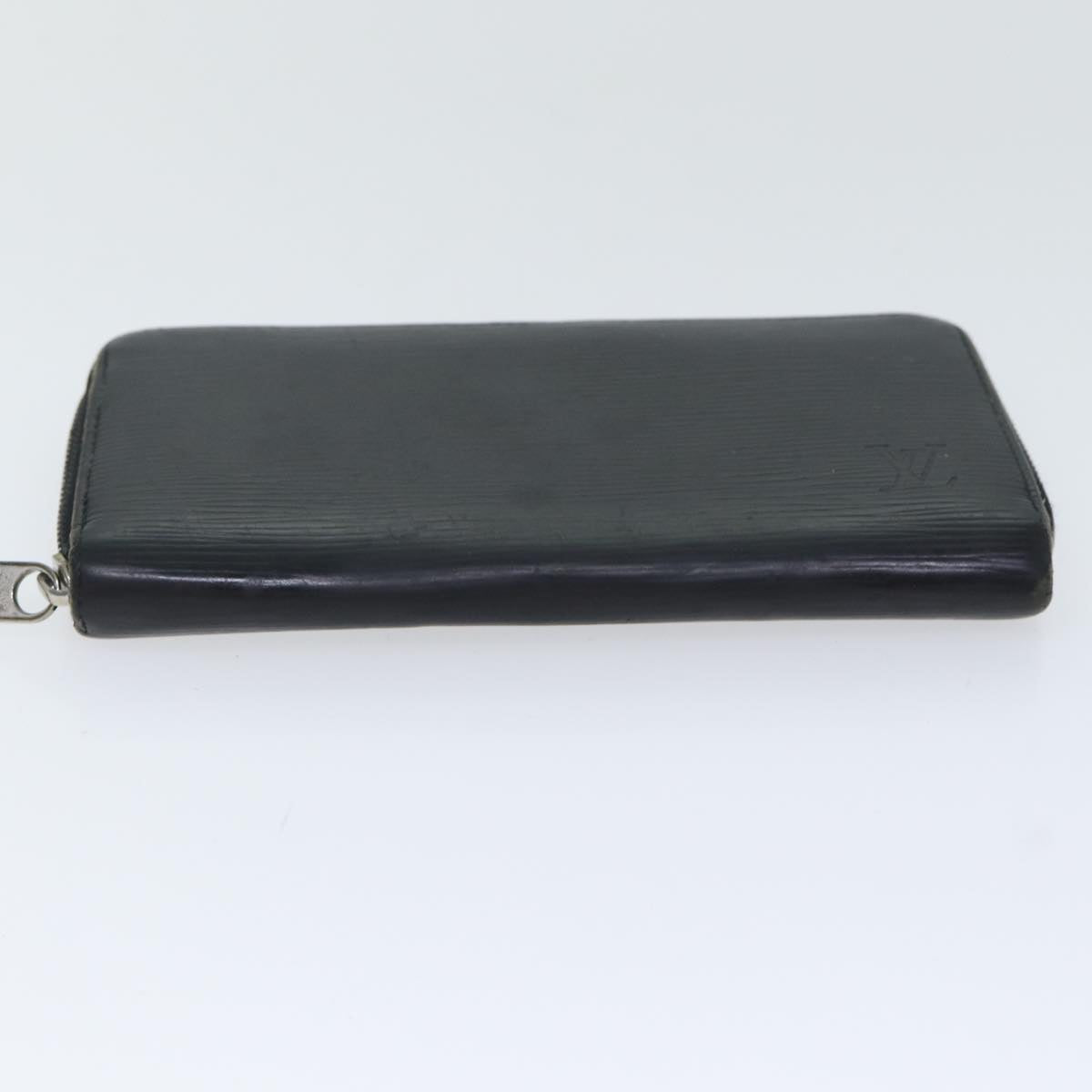 LOUIS VUITTON Epi Zippy Wallet Long Wallet Black M64838 LV bs17961