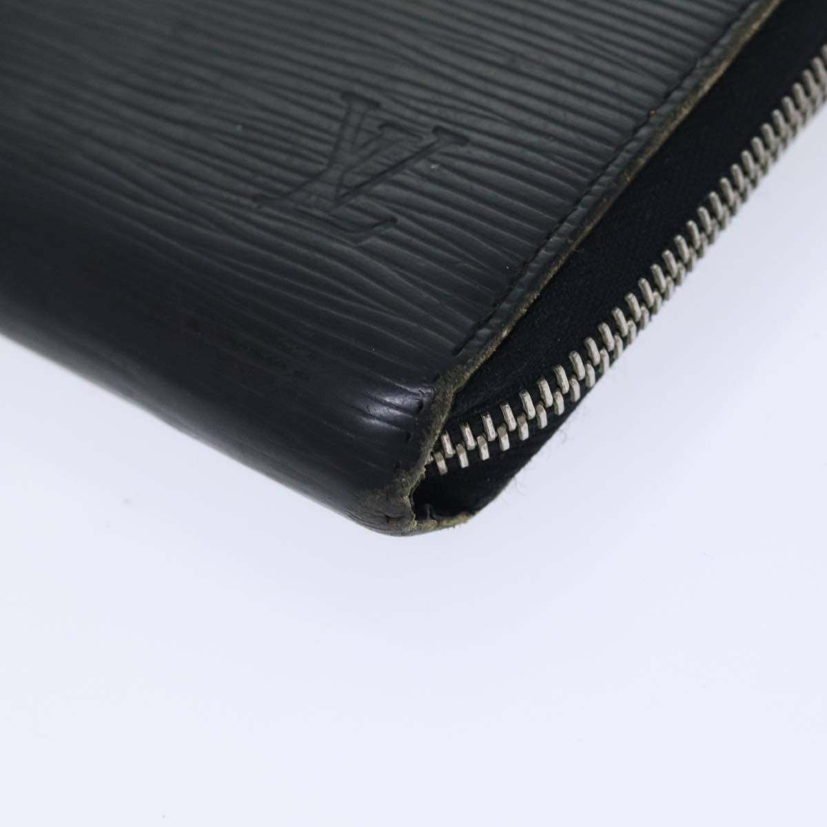 LOUIS VUITTON Epi Zippy Wallet Long Wallet Black M64838 LV bs17961