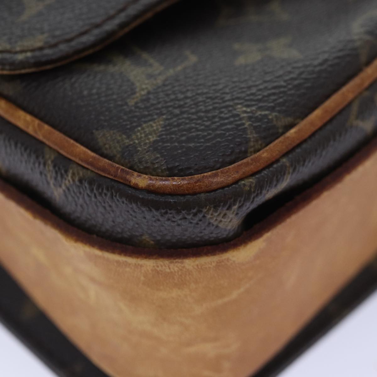LOUIS VUITTON Monogram Cartouchiere MM Shoulder Bag M51253 LV bs17964