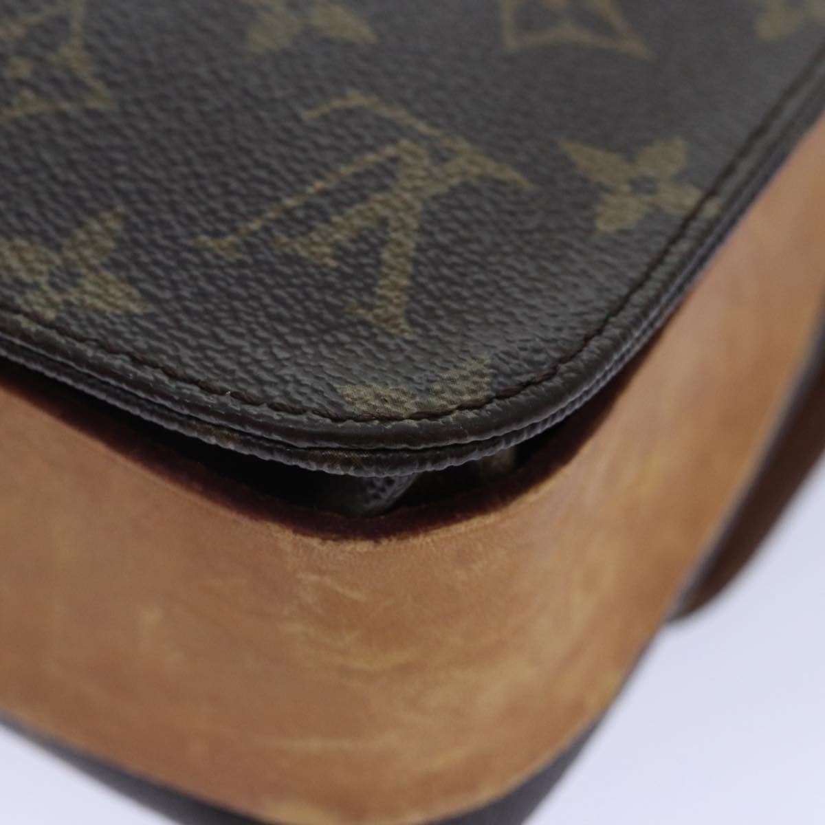 LOUIS VUITTON Monogram Cartouchiere MM Shoulder Bag M51253 LV bs17964