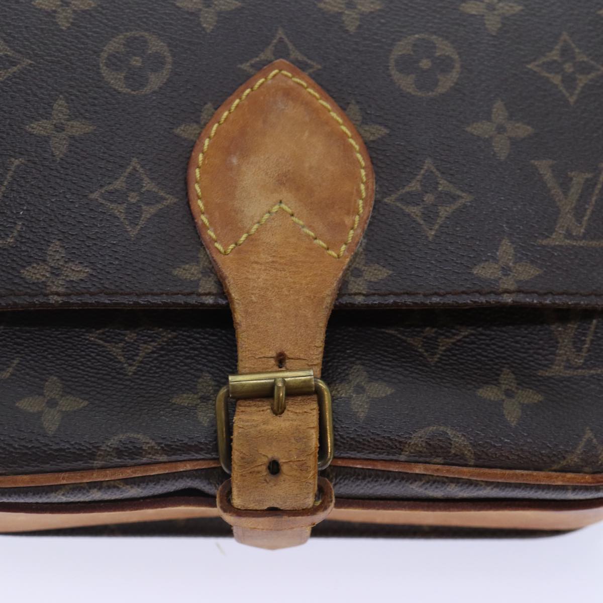 LOUIS VUITTON Monogram Cartouchiere MM Shoulder Bag M51253 LV bs17964