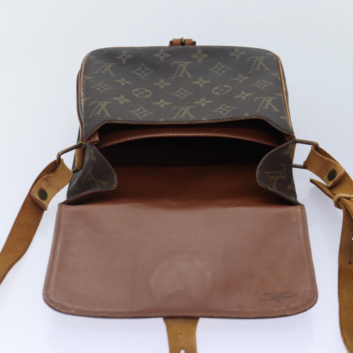 LOUIS VUITTON Monogram Cartouchiere MM Shoulder Bag M51253 LV bs17964