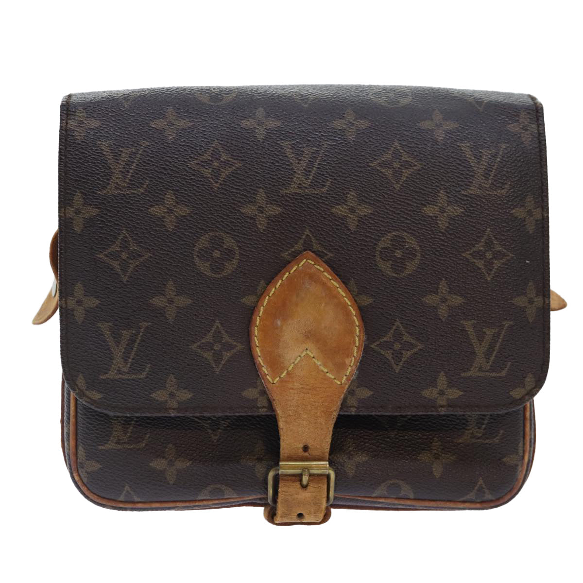 LOUIS VUITTON Monogram Cartouchiere MM Shoulder Bag M51253 LV bs17964