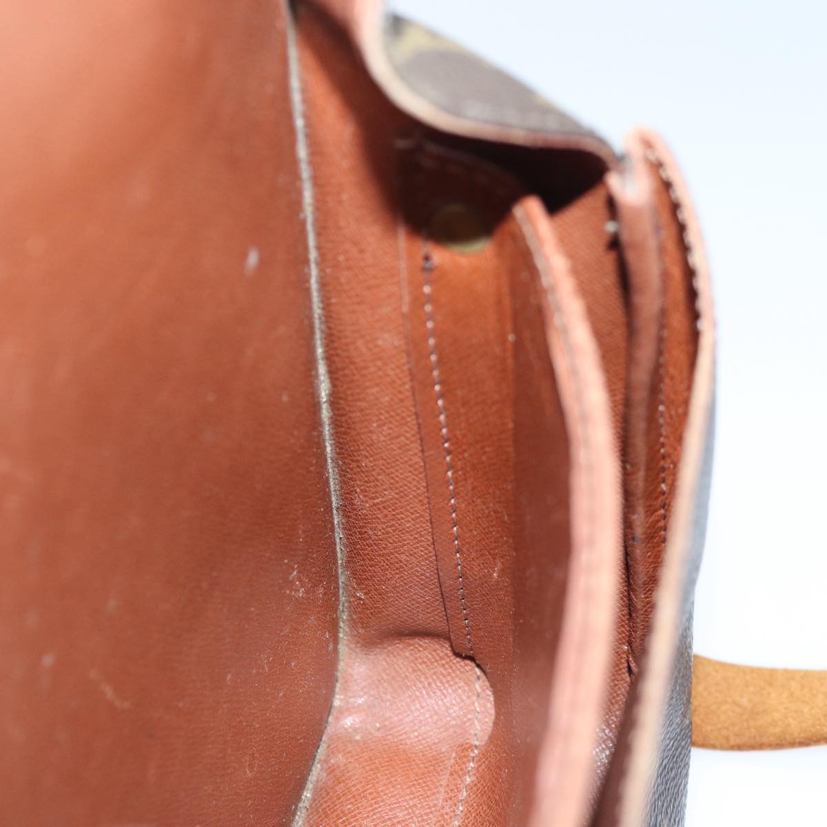 LOUIS VUITTON Monogram Cartouchiere MM Shoulder Bag M51253 LV bs17964
