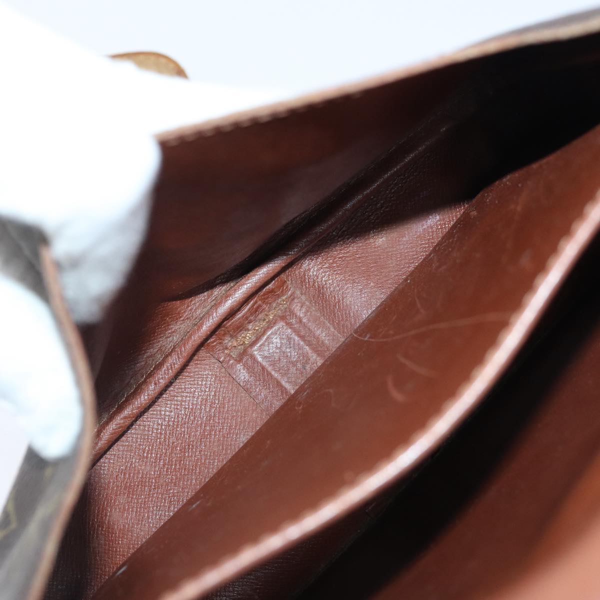 LOUIS VUITTON Monogram Cartouchiere MM Shoulder Bag M51253 LV bs17964